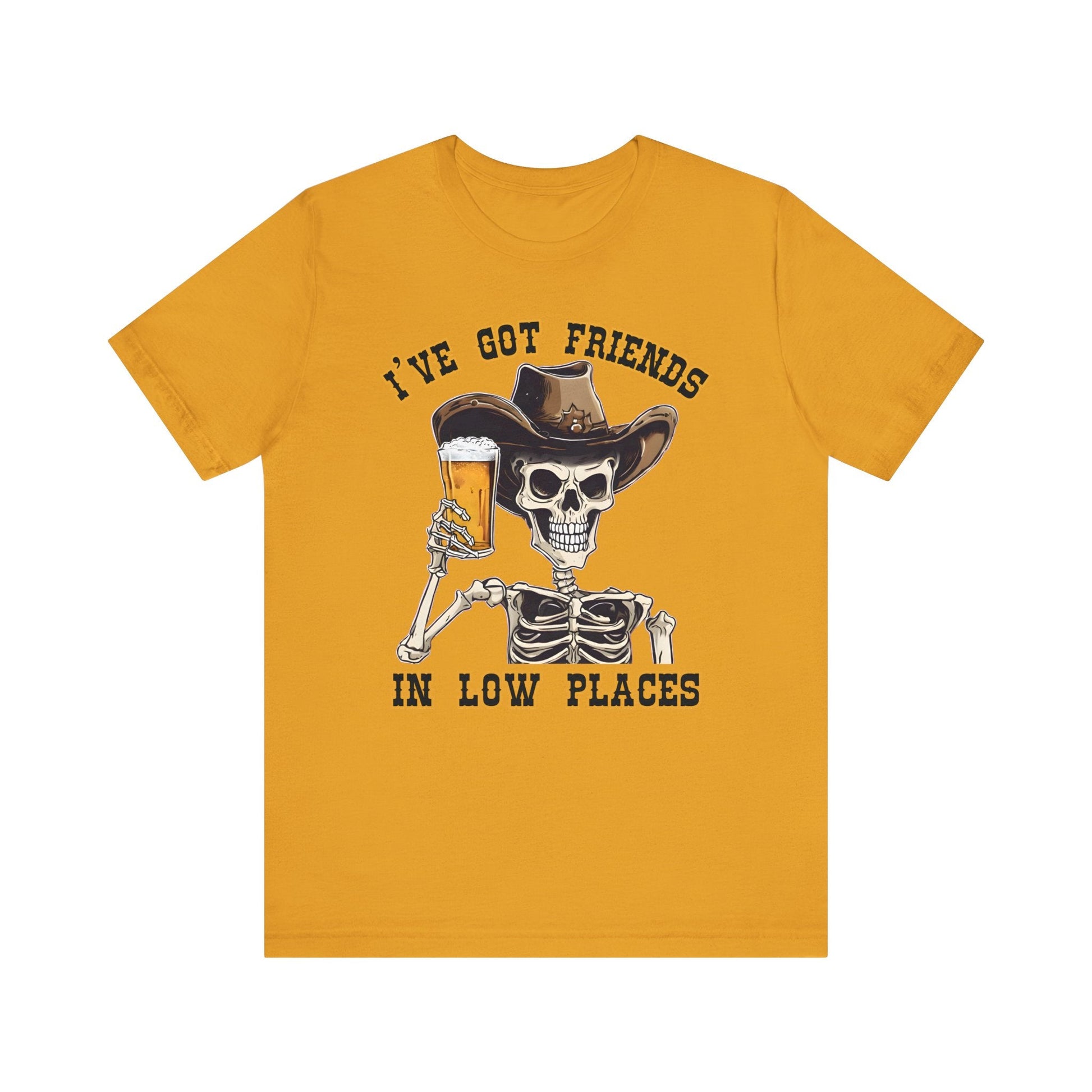 Friends in low Places Jersey Short Sleeve Tee - VICIOUSLY CRUNK MERCH