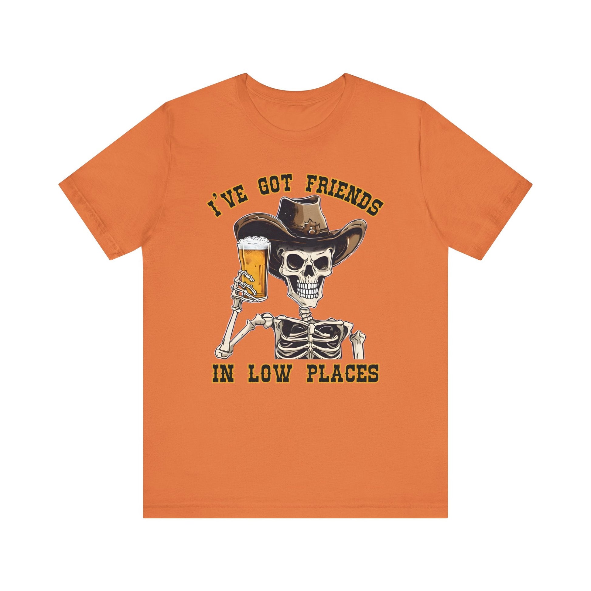 Friends in low Places Jersey Short Sleeve Tee - VICIOUSLY CRUNK MERCH