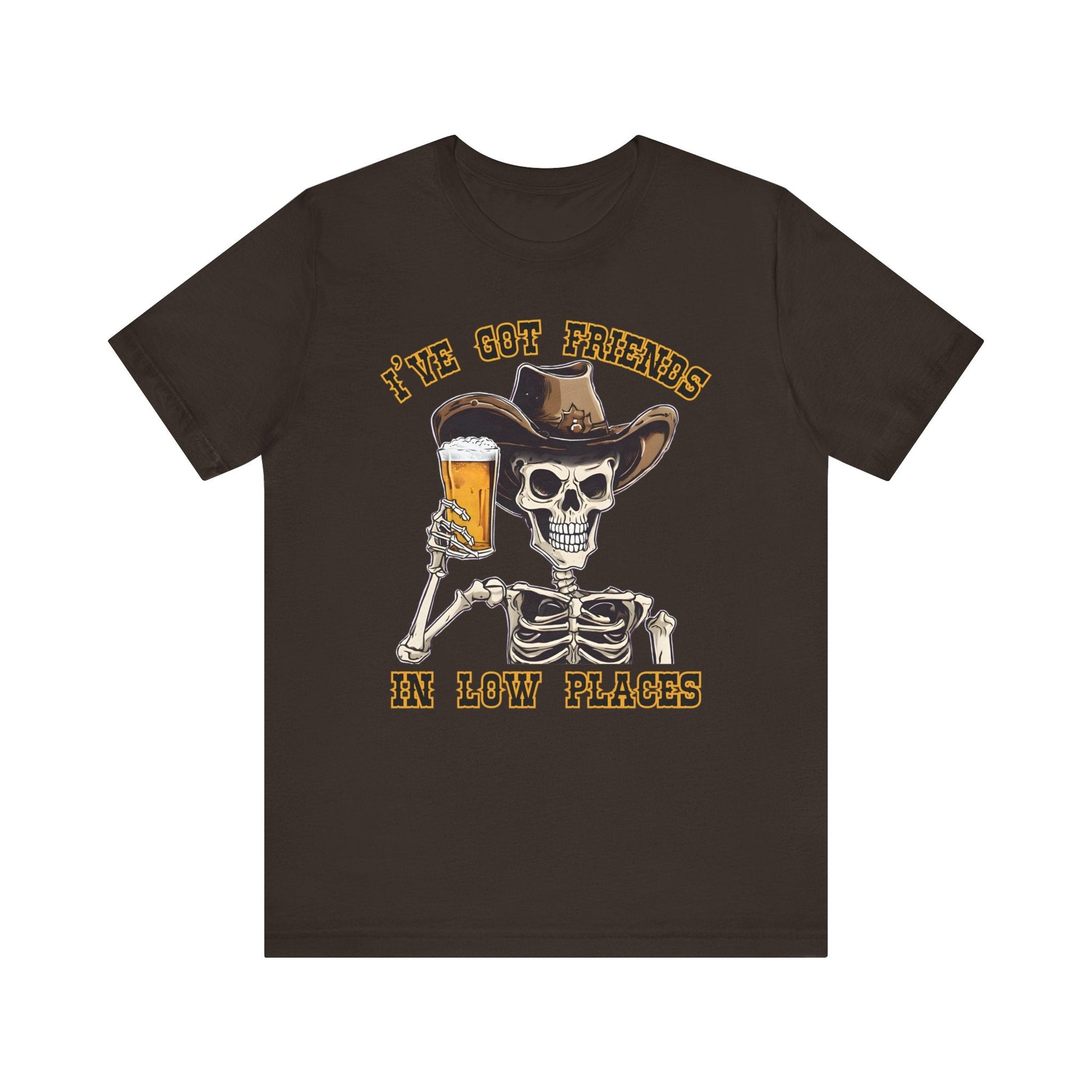 Friends in low Places Jersey Short Sleeve Tee - VICIOUSLY CRUNK MERCH