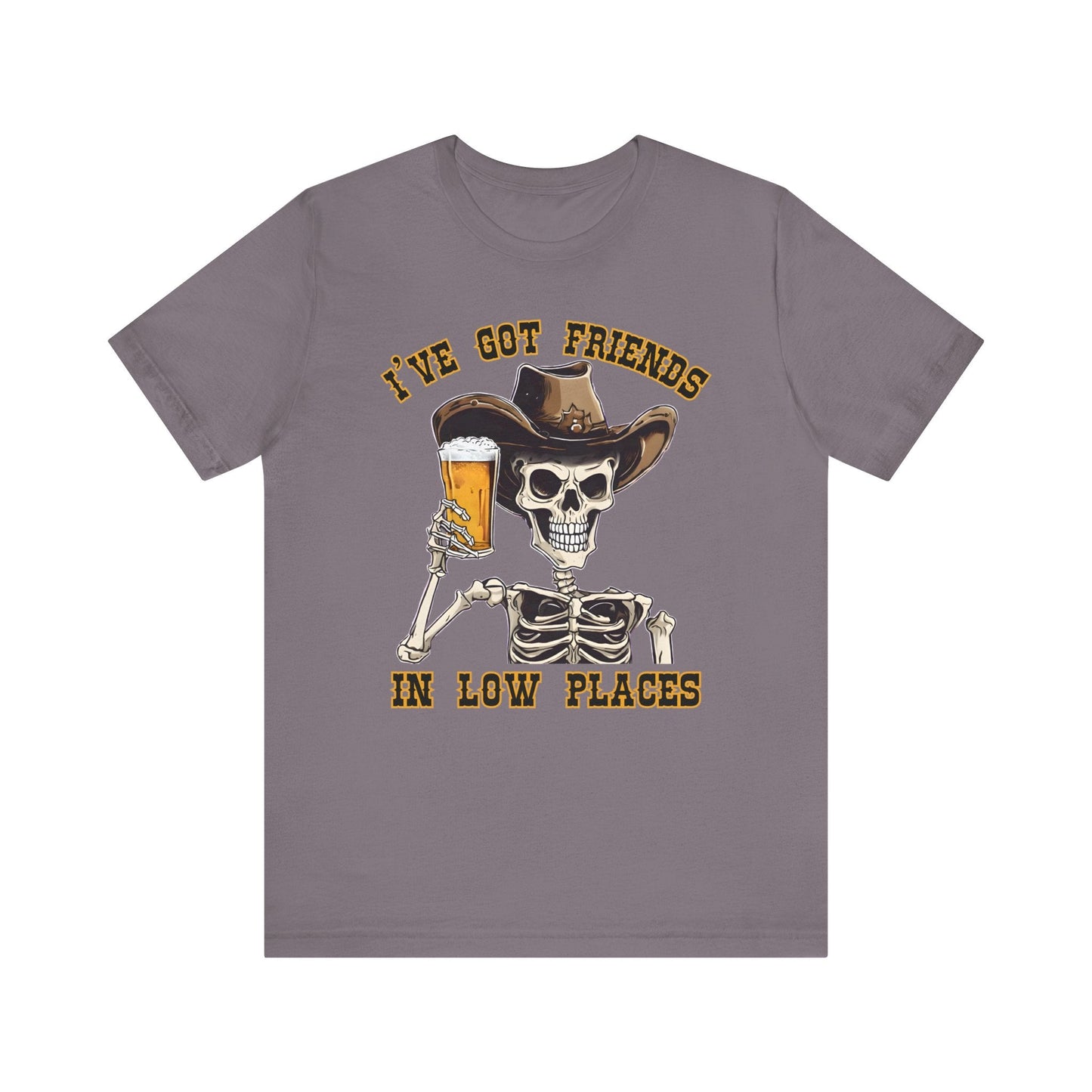 Friends in low Places Jersey Short Sleeve Tee - VICIOUSLY CRUNK MERCH
