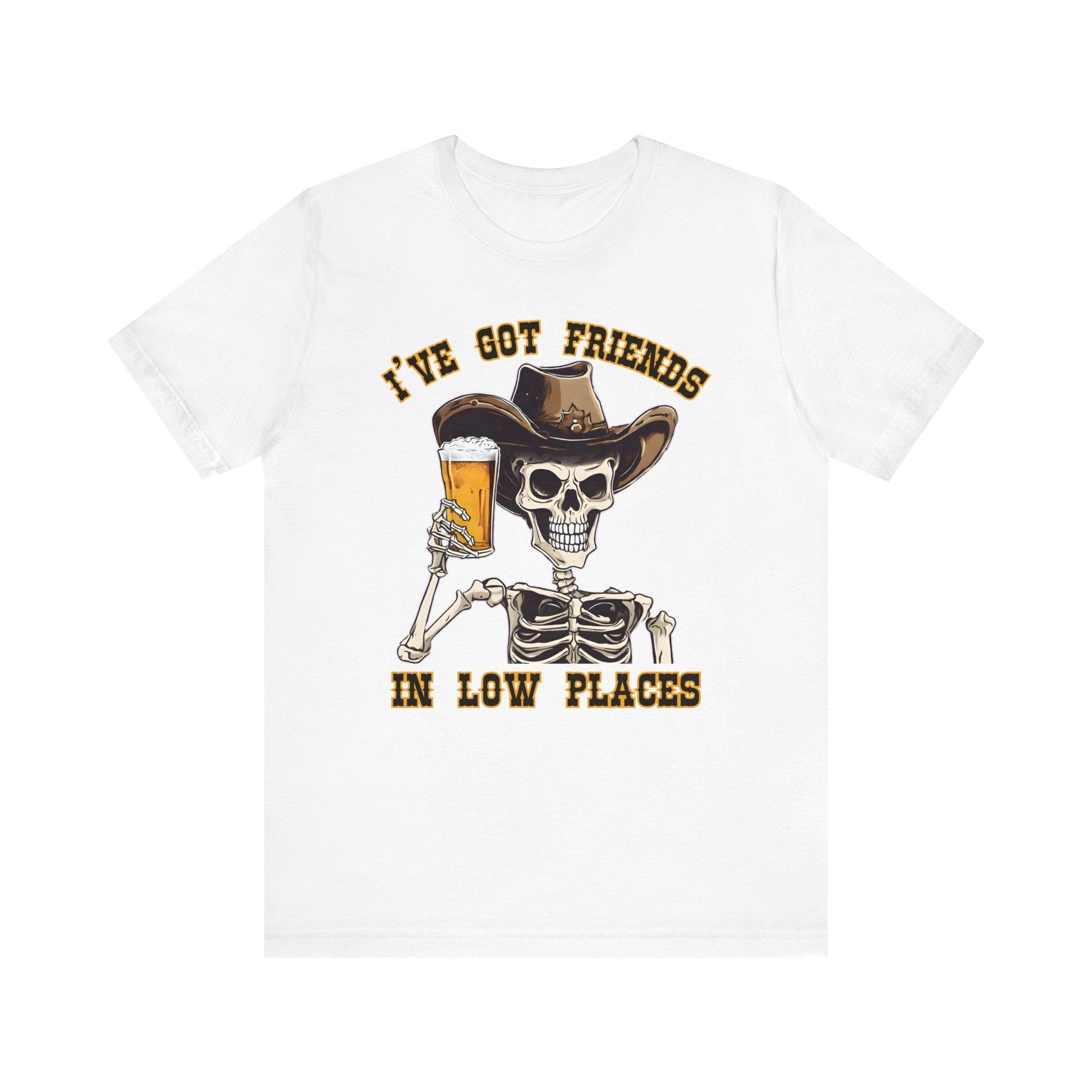 Friends in low Places Jersey Short Sleeve Tee - VICIOUSLY CRUNK MERCH