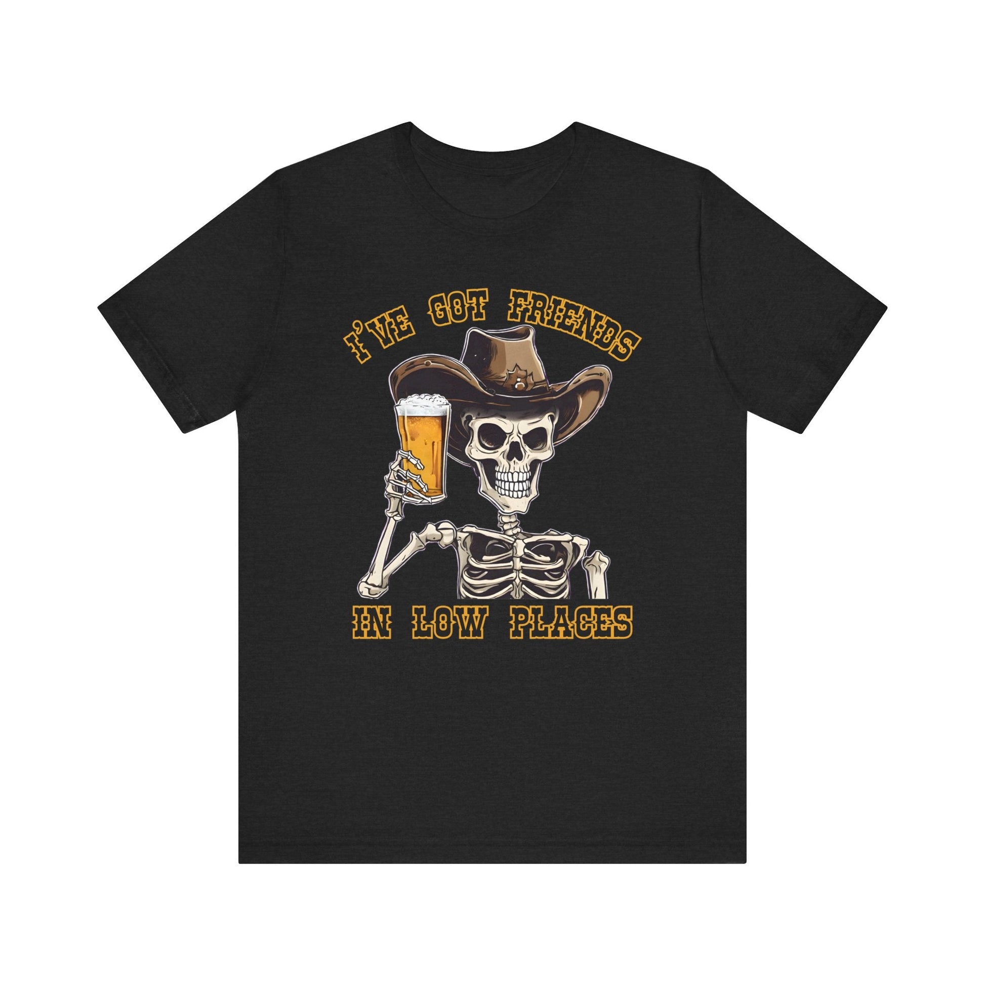 Friends in low Places Jersey Short Sleeve Tee - VICIOUSLY CRUNK MERCH