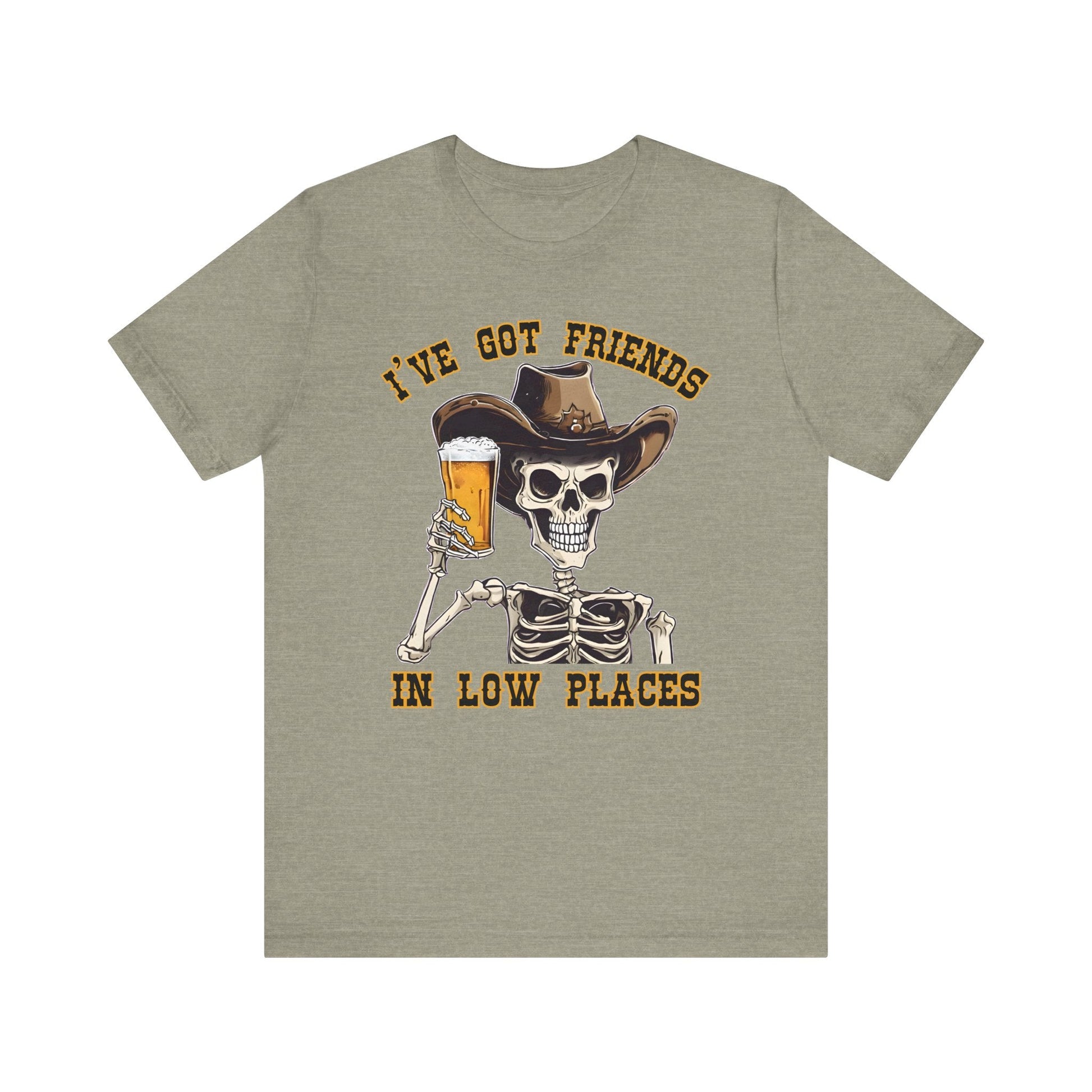 Friends in low Places Jersey Short Sleeve Tee - VICIOUSLY CRUNK MERCH