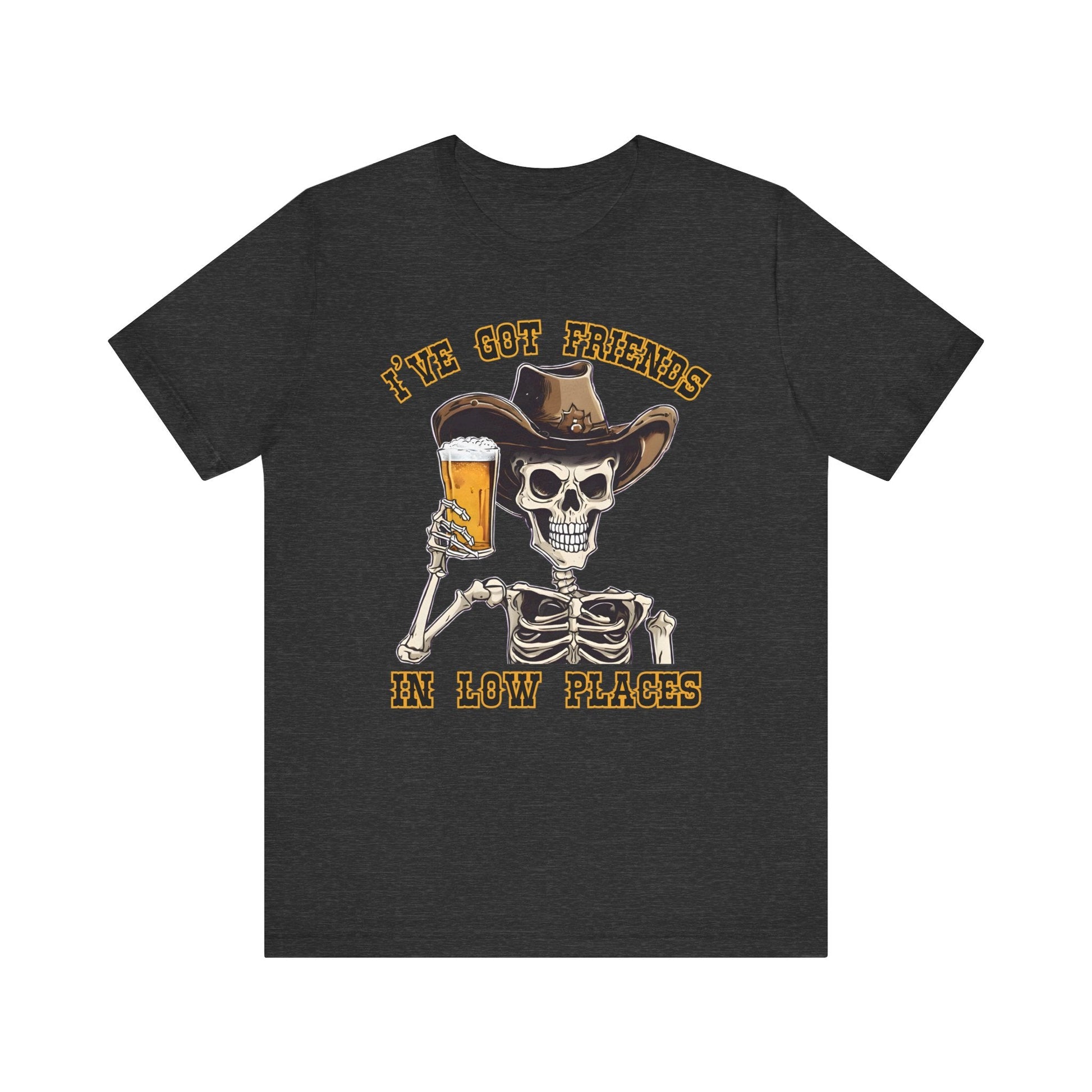 Friends in low Places Jersey Short Sleeve Tee - VICIOUSLY CRUNK MERCH