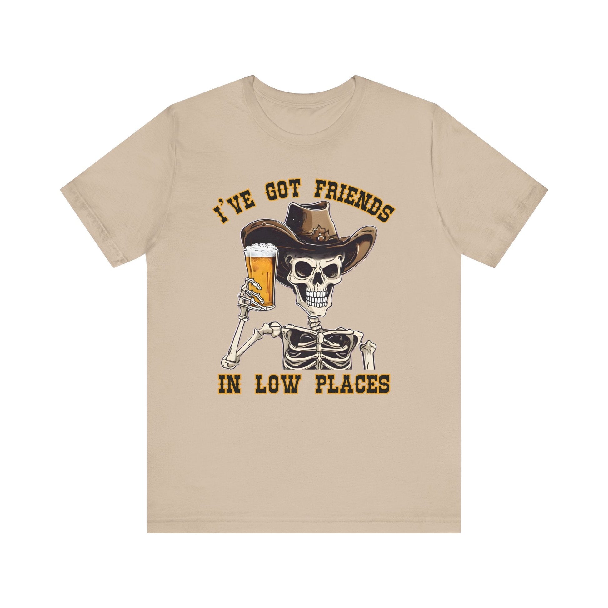 Friends in low Places Jersey Short Sleeve Tee - VICIOUSLY CRUNK MERCH