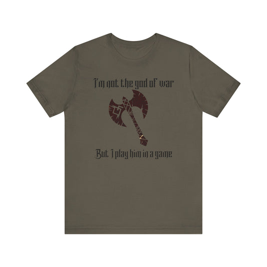 god of war gaming Short Sleeve Tee - VICIOUSLY CRUNK MERCH