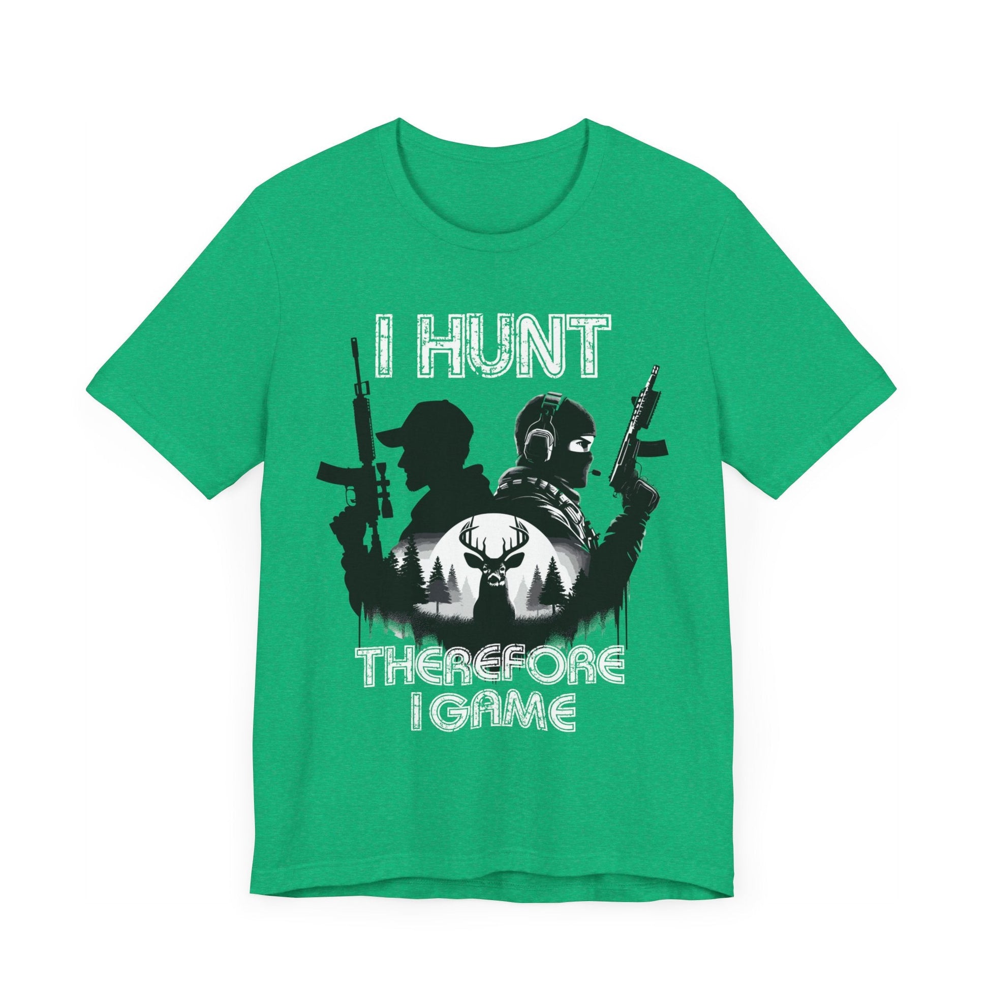I hunt therefore i game tee, hunting tshirt, gaming shirt, cod, mens hunting tee, womens hunting shirt, gaming tshirt,gift for him,dad gift - VICIOUSLY CRUNK MERCH