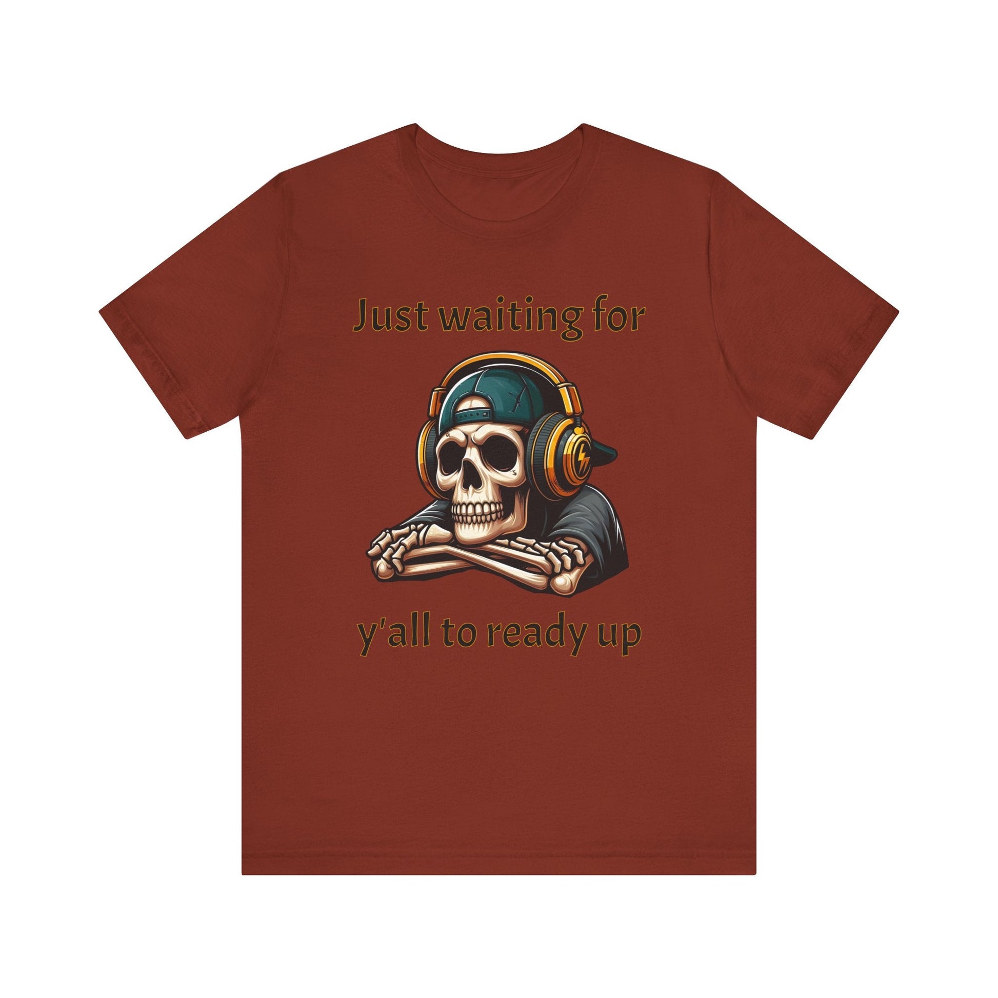 Just waiting for y'all to ready up gaming Short Sleeve Tee - VICIOUSLY CRUNK MERCH
