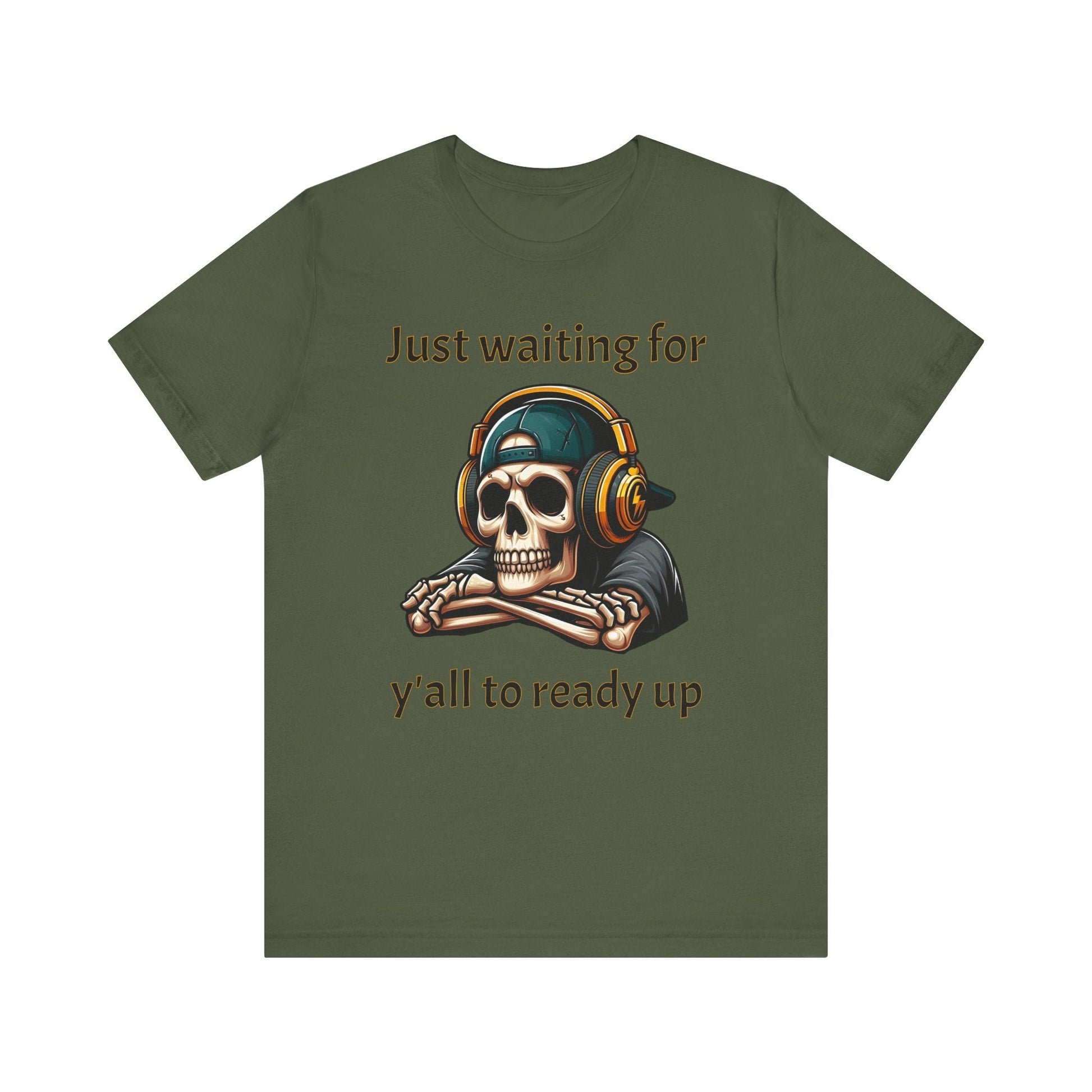 Just waiting for y'all to ready up gaming Short Sleeve Tee - VICIOUSLY CRUNK MERCH