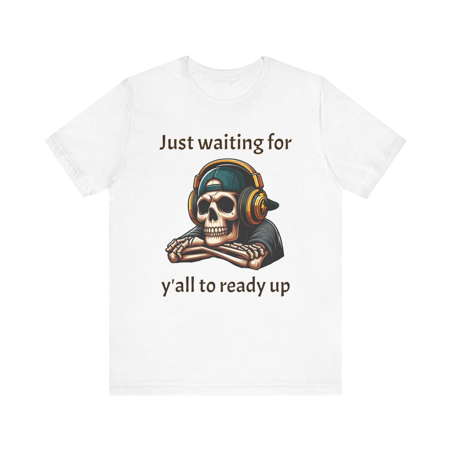 Just waiting for y'all to ready up gaming Short Sleeve Tee - VICIOUSLY CRUNK MERCH
