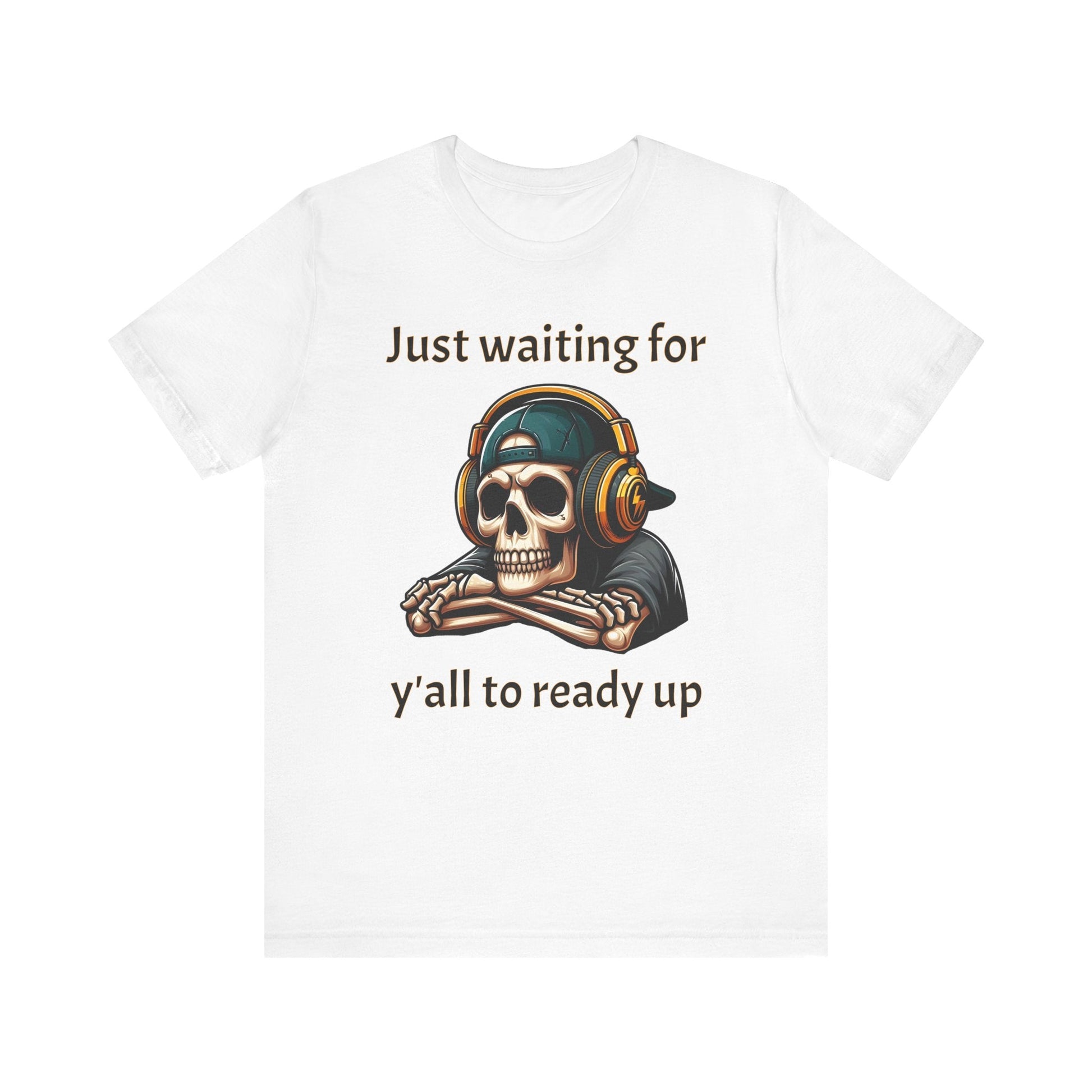 Just waiting for y'all to ready up gaming Short Sleeve Tee - VICIOUSLY CRUNK MERCH