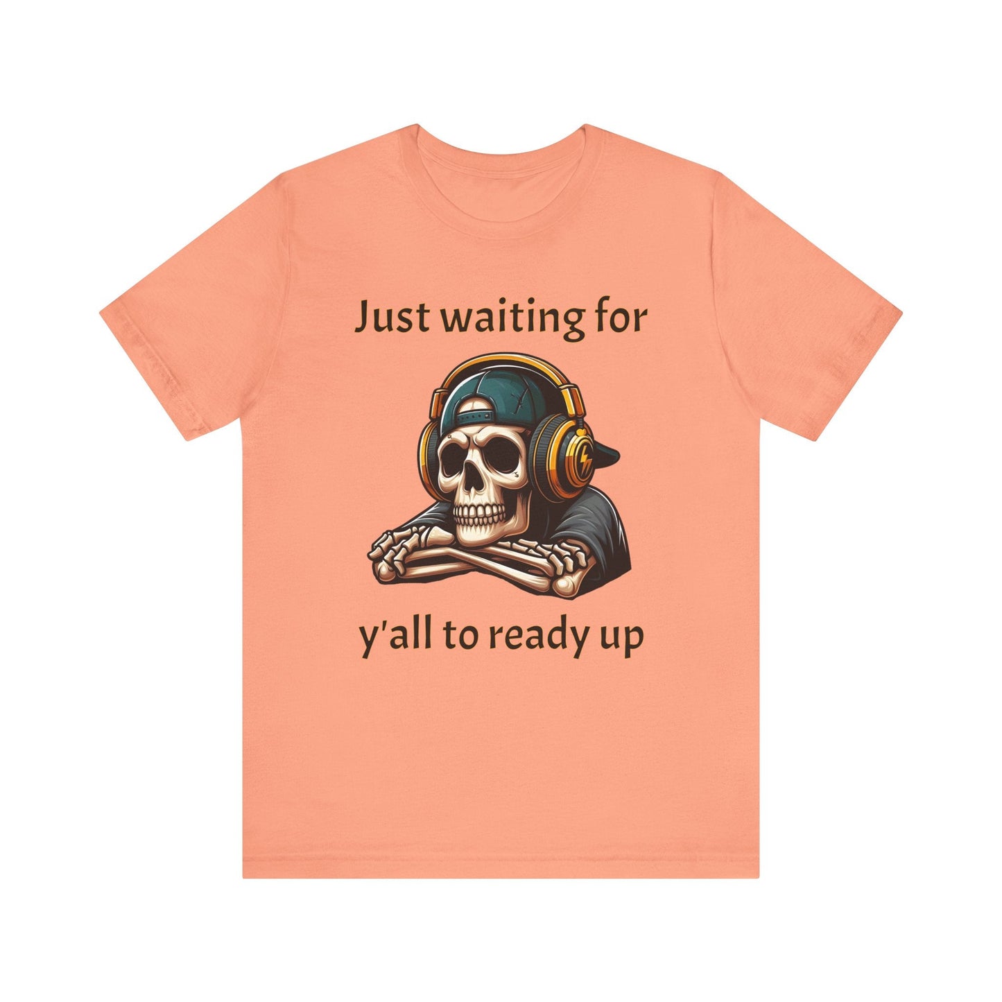 Just waiting for y'all to ready up gaming Short Sleeve Tee - VICIOUSLY CRUNK MERCH