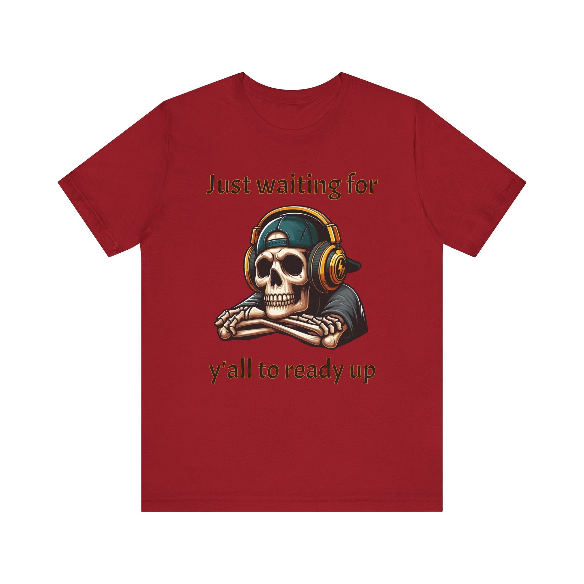 Just waiting for y'all to ready up gaming Short Sleeve Tee - VICIOUSLY CRUNK MERCH
