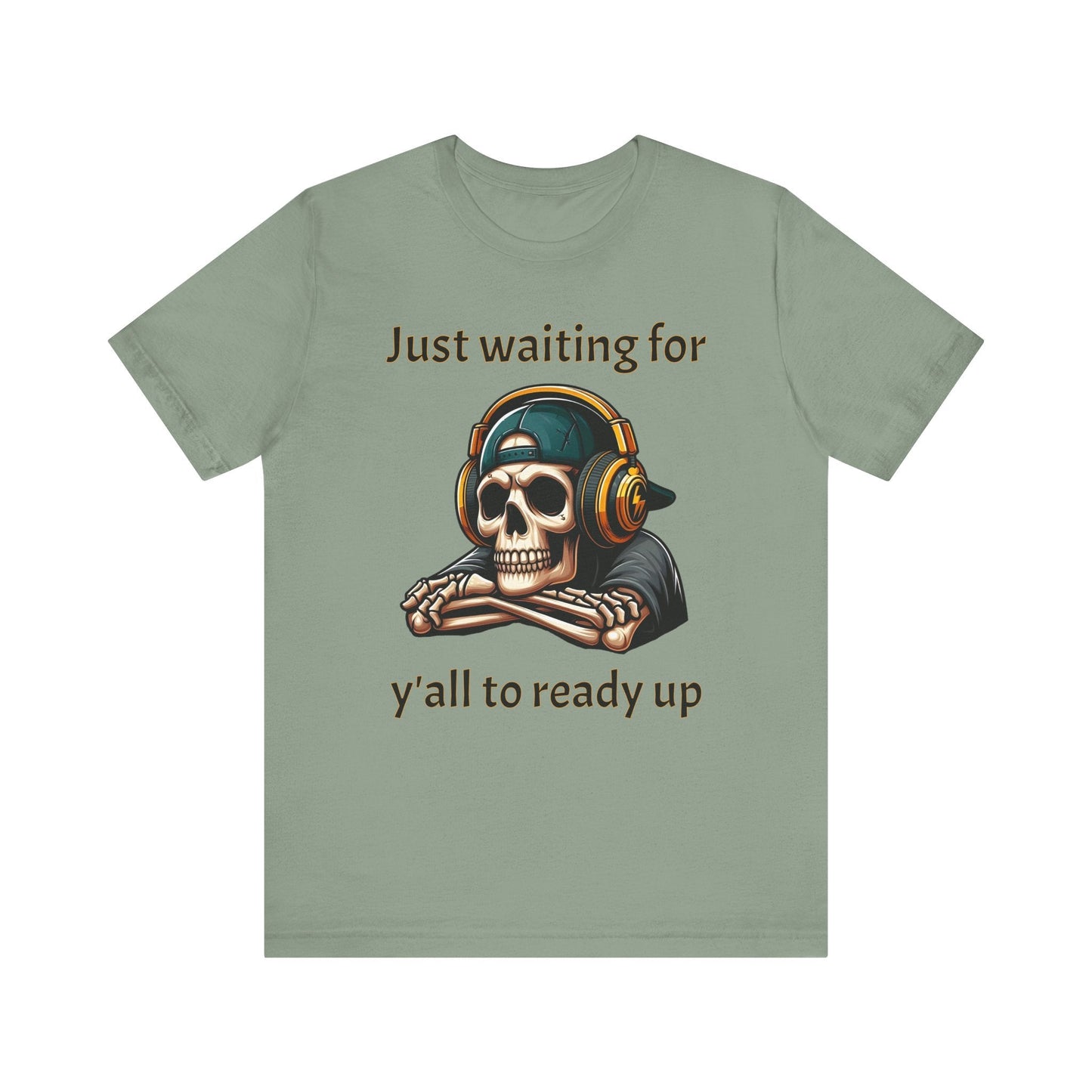 Just waiting for y'all to ready up gaming Short Sleeve Tee - VICIOUSLY CRUNK MERCH