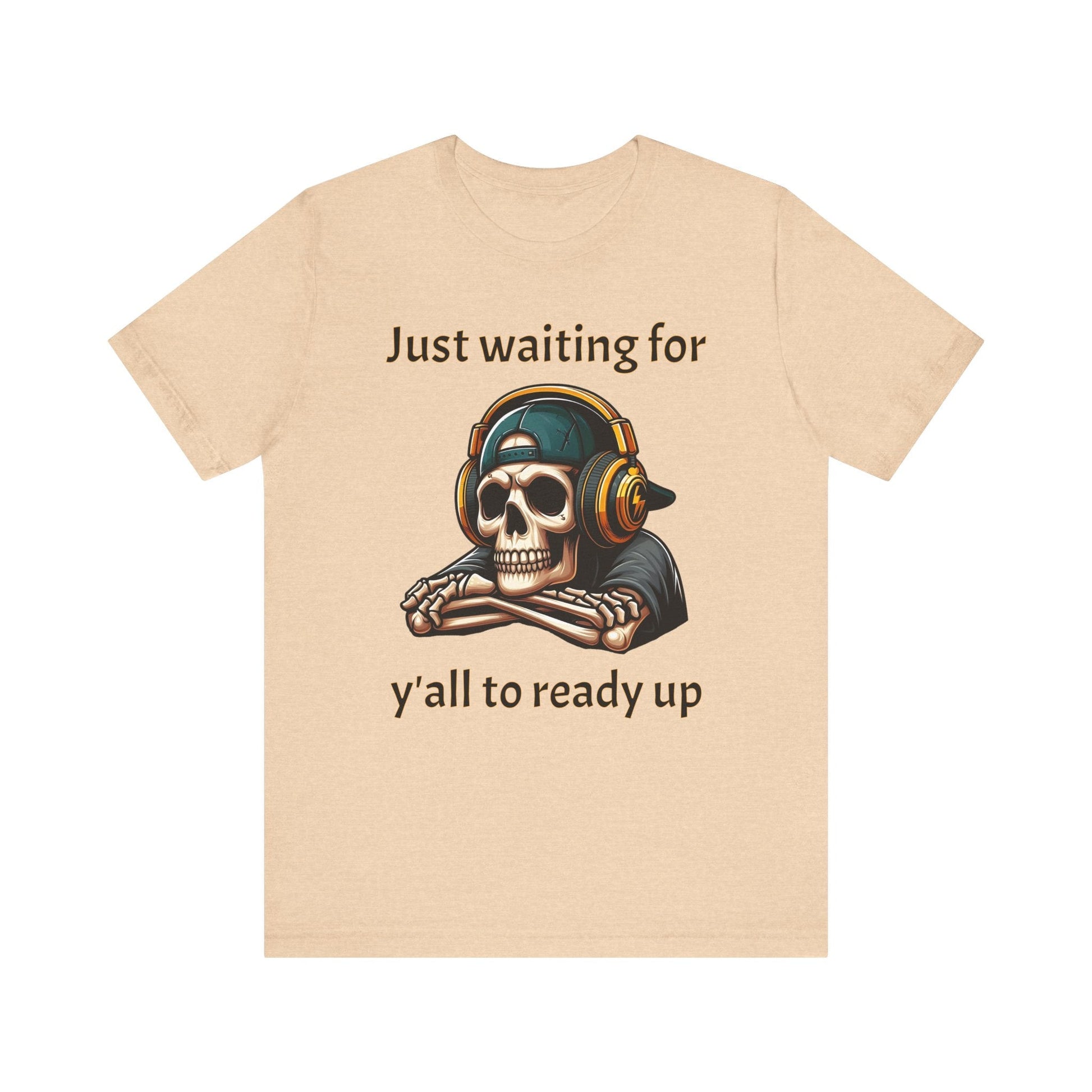 Just waiting for y'all to ready up gaming Short Sleeve Tee - VICIOUSLY CRUNK MERCH