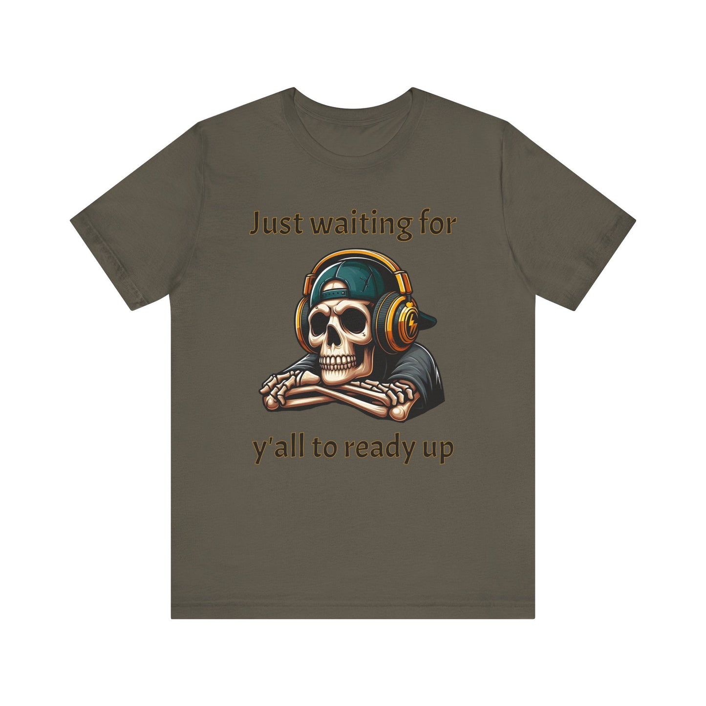 Just waiting for y'all to ready up gaming Short Sleeve Tee - VICIOUSLY CRUNK MERCH