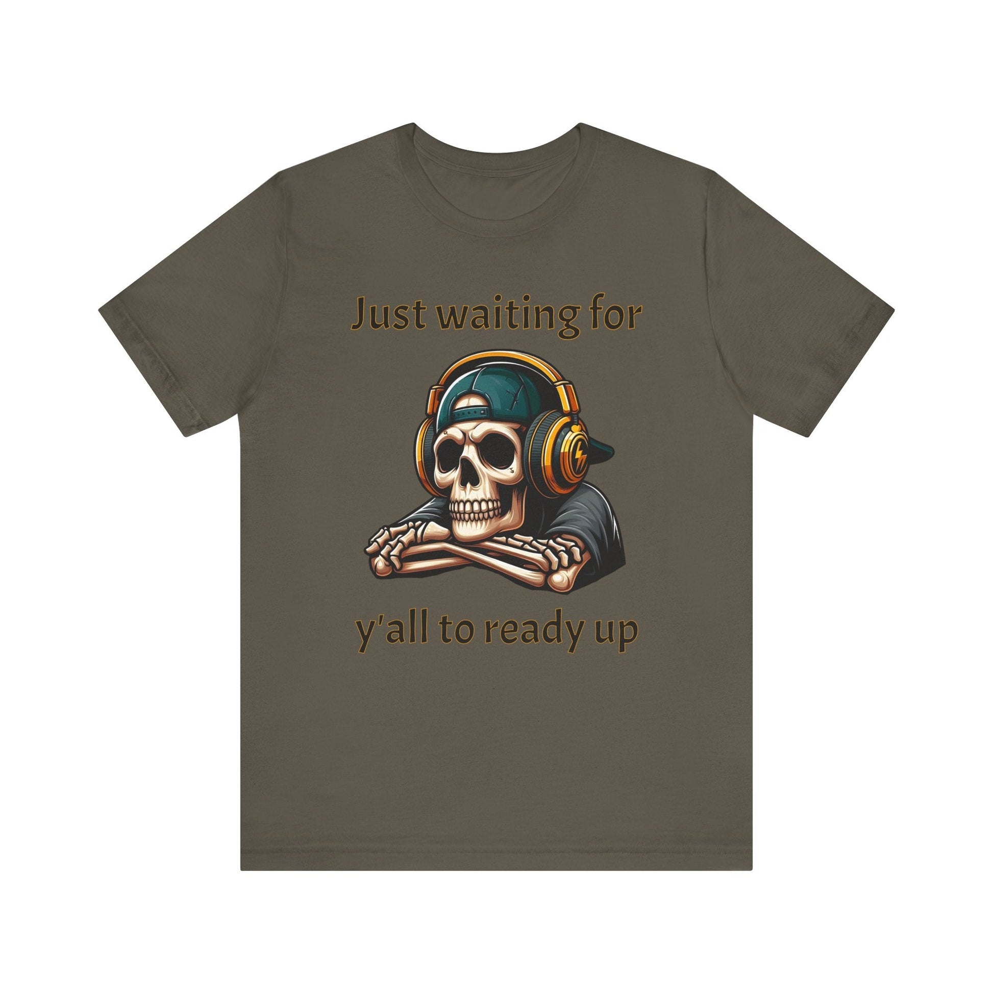 Just waiting for y'all to ready up gaming Short Sleeve Tee - VICIOUSLY CRUNK MERCH