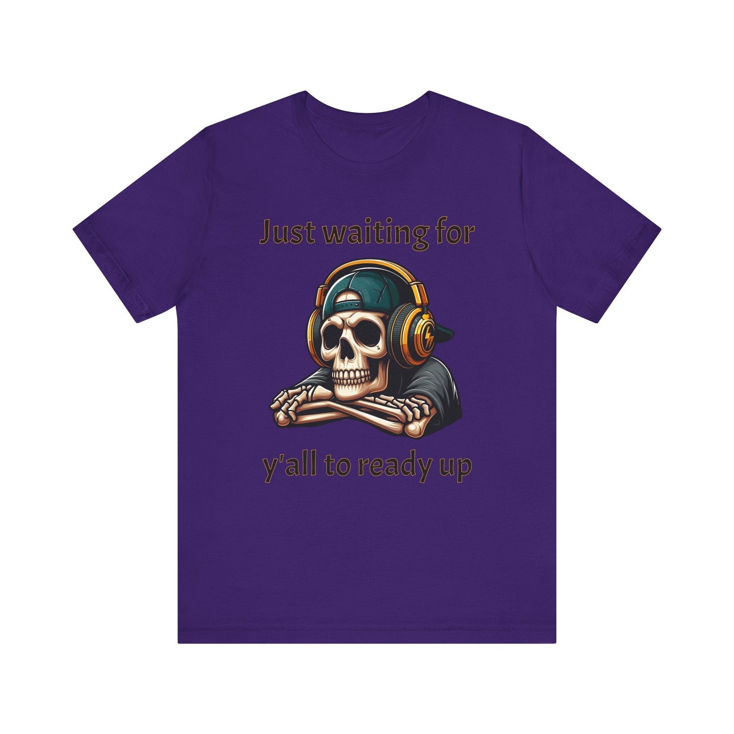 Just waiting for y'all to ready up gaming Short Sleeve Tee - VICIOUSLY CRUNK MERCH