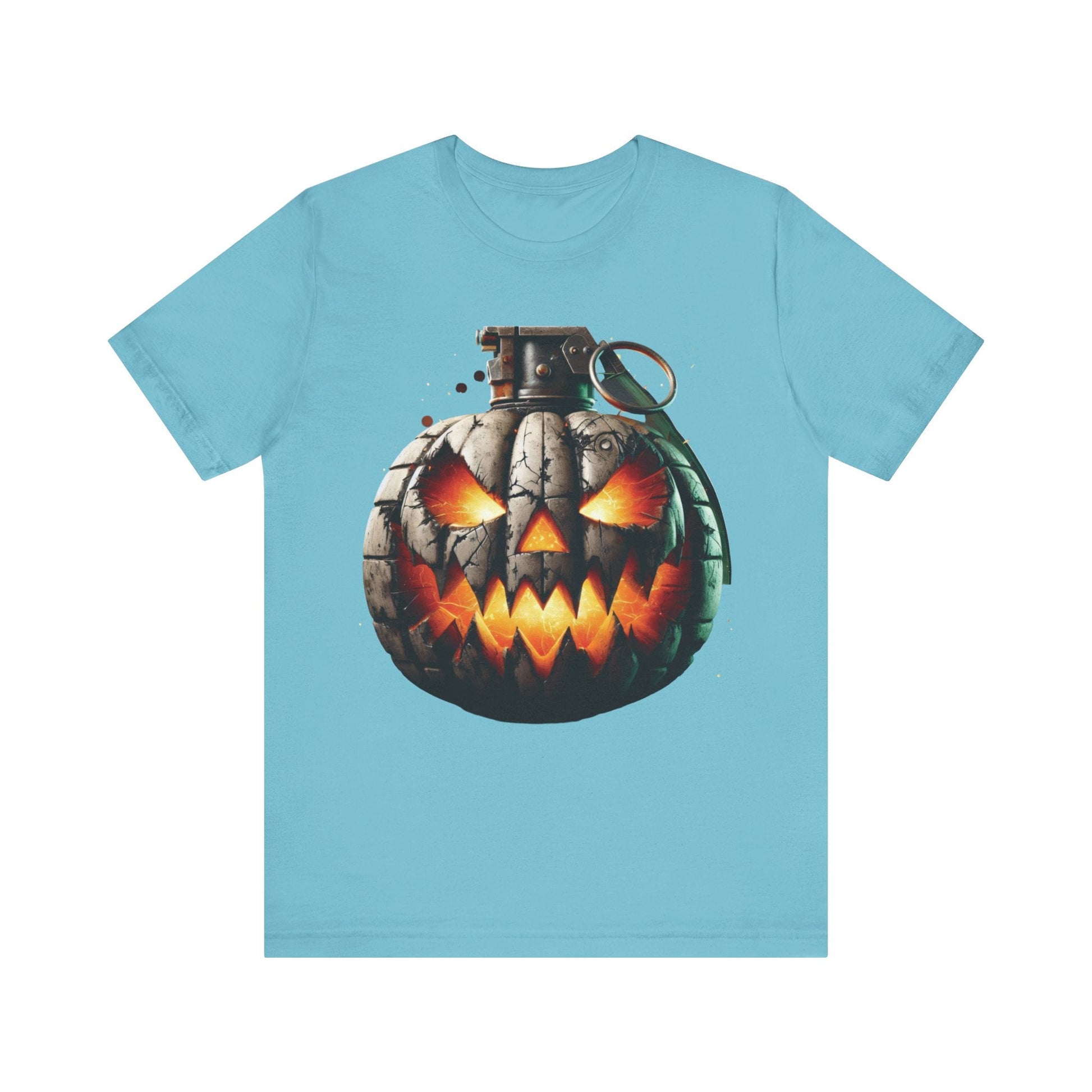 Pumpkin shirt, Pumpkin head grenade - T - shirt - VICIOUSLY CRUNK MERCH