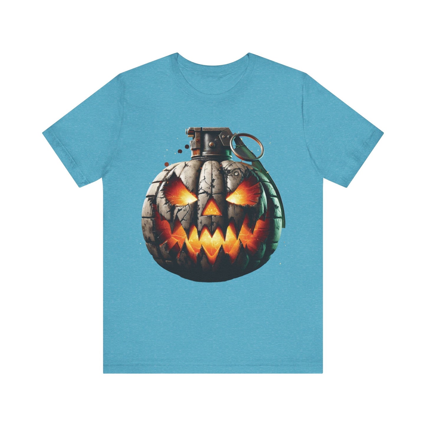 Pumpkin shirt, Pumpkin head grenade - T - shirt - VICIOUSLY CRUNK MERCH