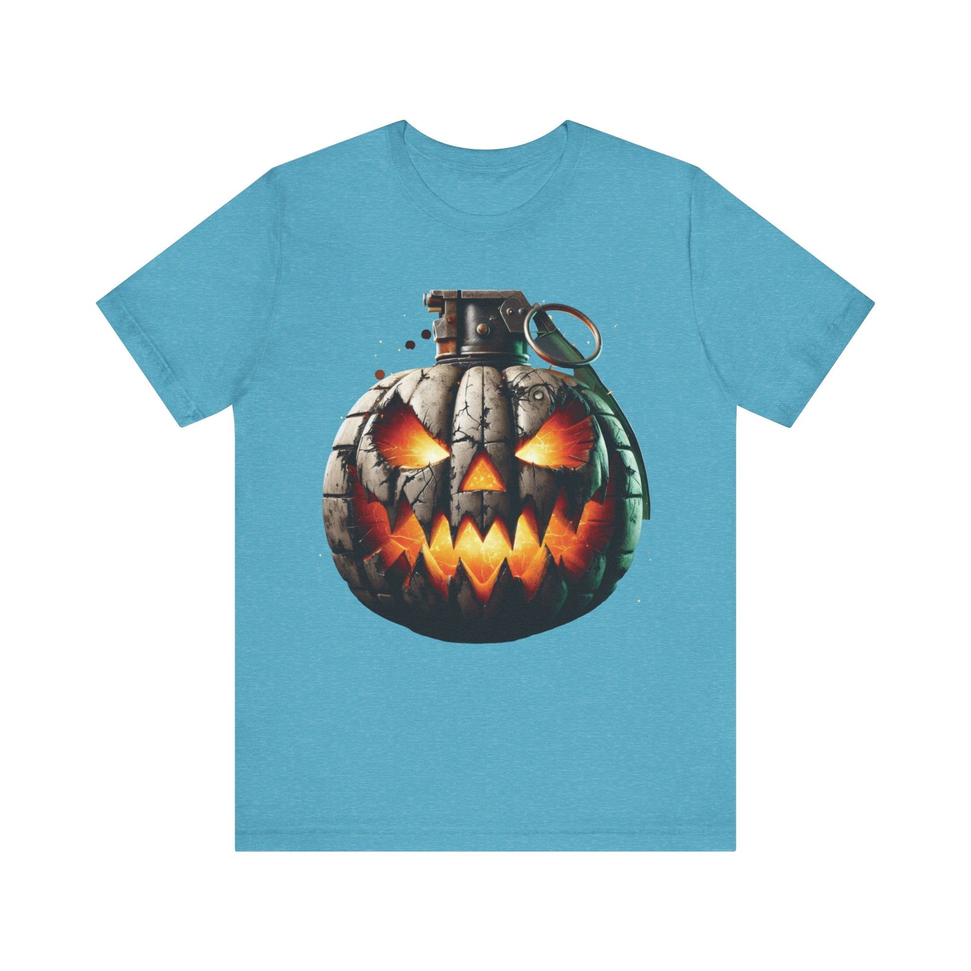 Pumpkin shirt, Pumpkin head grenade - T - shirt - VICIOUSLY CRUNK MERCH