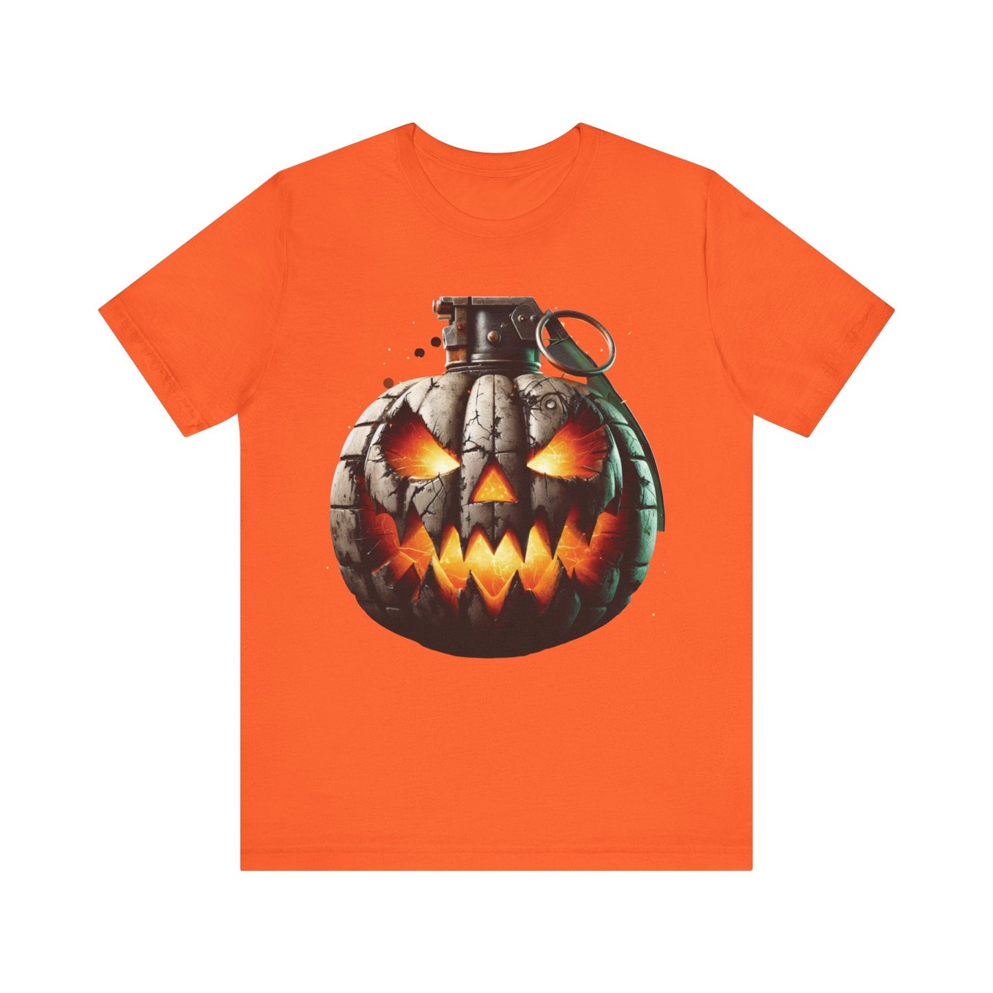 Pumpkin shirt, Pumpkin head grenade - T - shirt - VICIOUSLY CRUNK MERCH