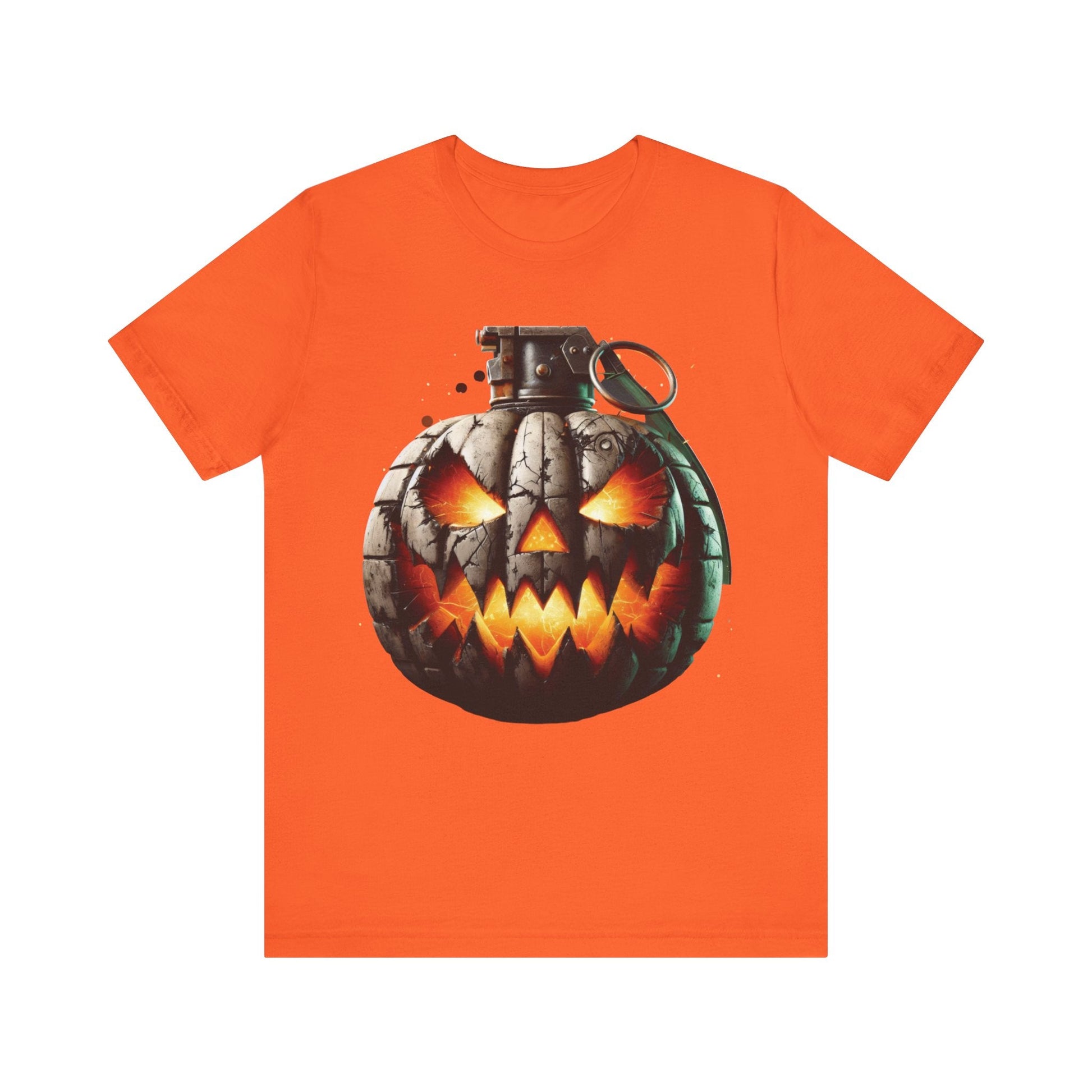 Pumpkin shirt, Pumpkin head grenade - T - shirt - VICIOUSLY CRUNK MERCH
