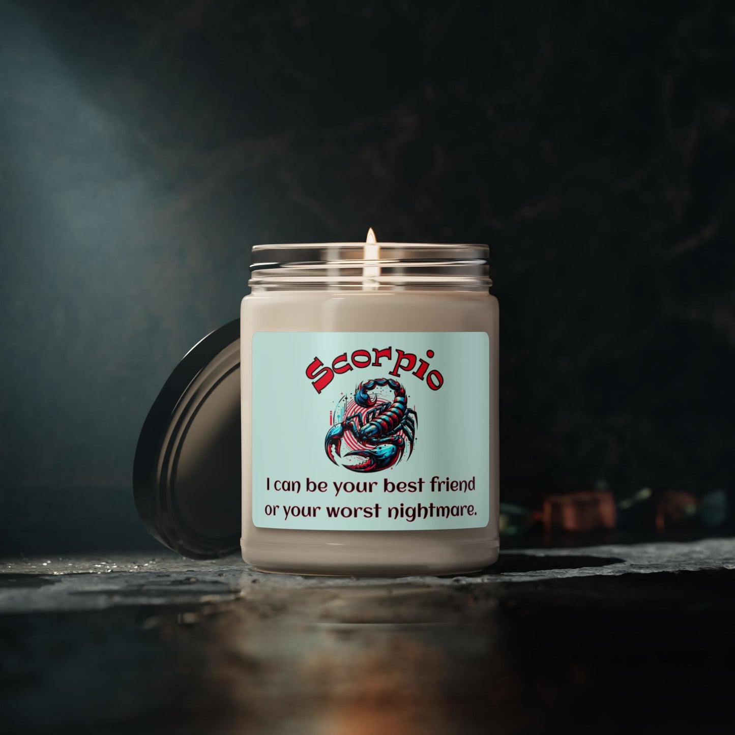 Sassy Scorpio Soy Candle, 9oz - VICIOUSLY CRUNK MERCH