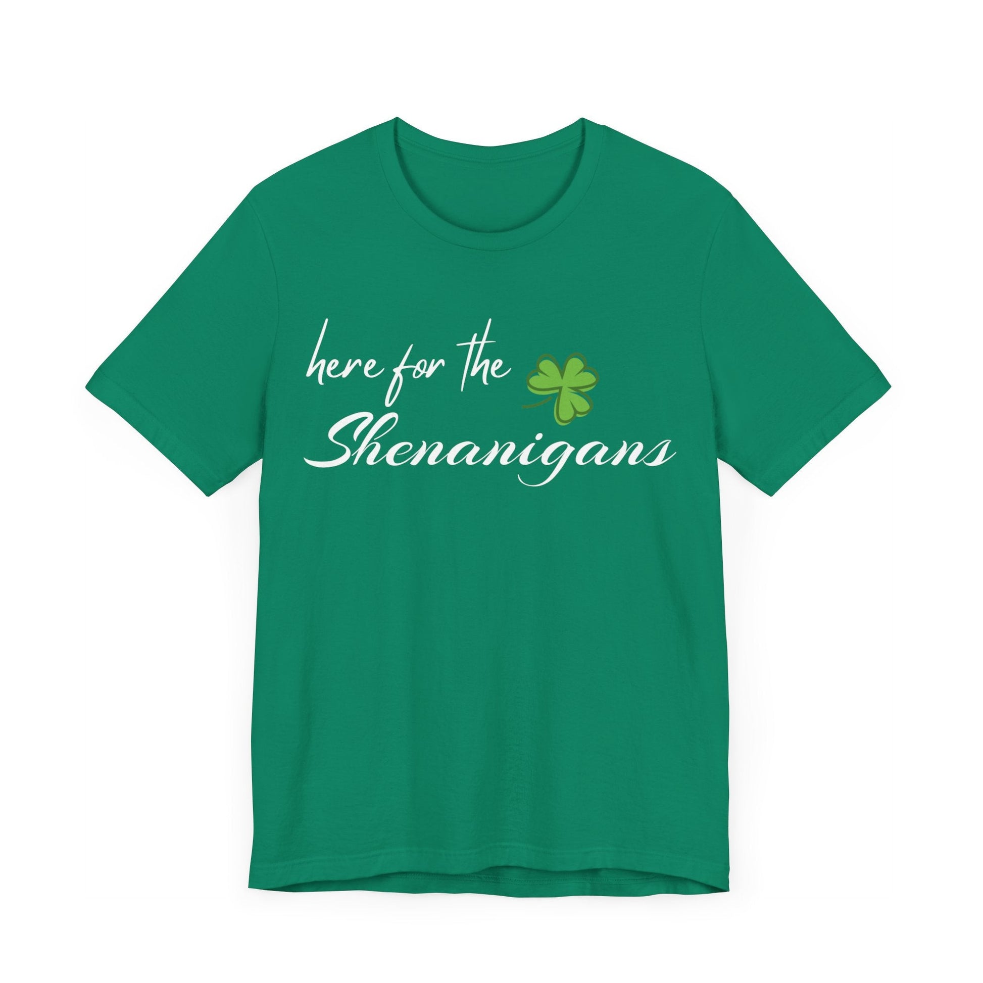 St Patricks Day Shirt, here for the shenanigans Shirt, Group Shirts, Party, Custom Shirt, Saint Patricks Day, party shirt - VICIOUSLY CRUNK MERCH