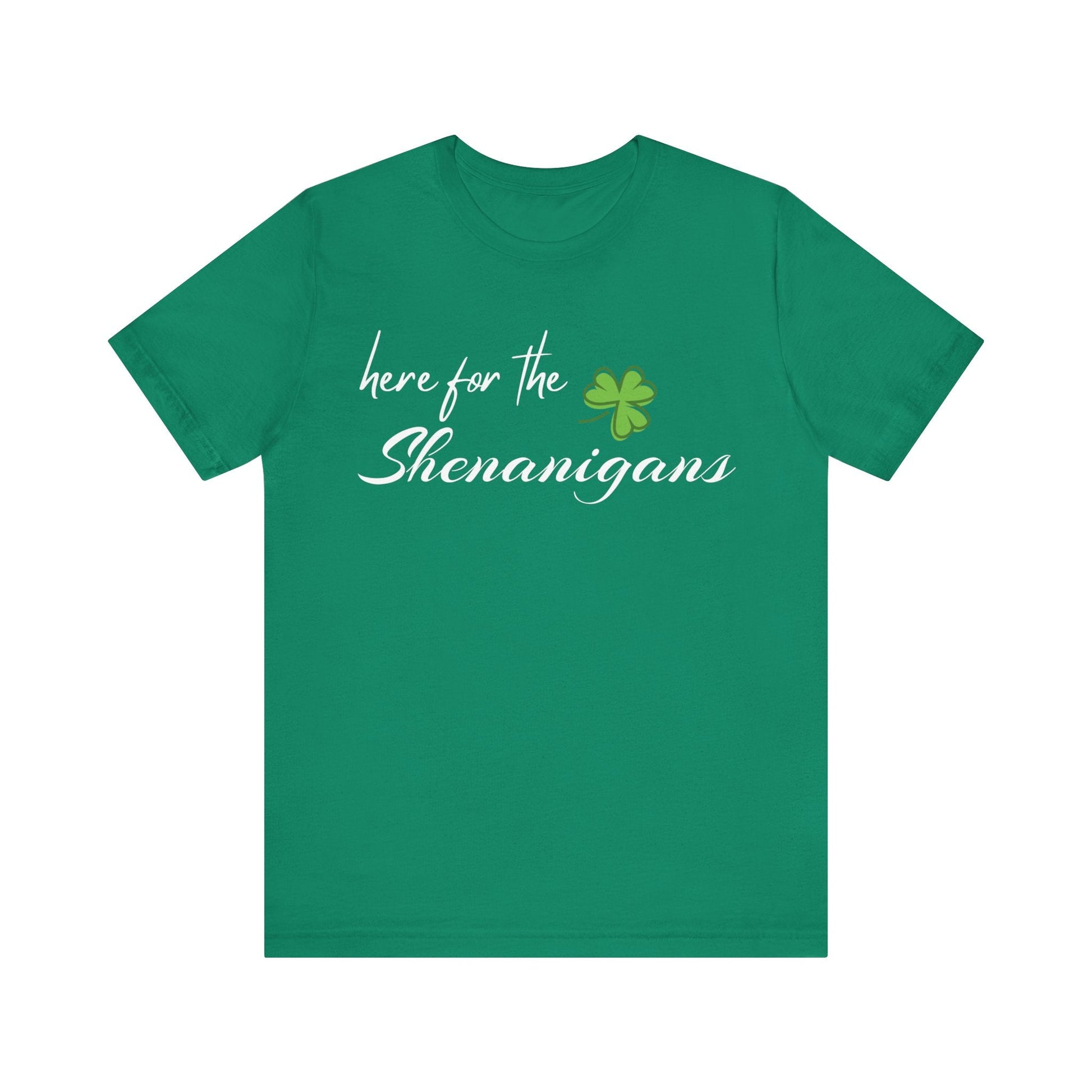 St Patricks Day Shirt, here for the shenanigans Shirt, Group Shirts, Party, Custom Shirt, Saint Patricks Day, party shirt - VICIOUSLY CRUNK MERCH