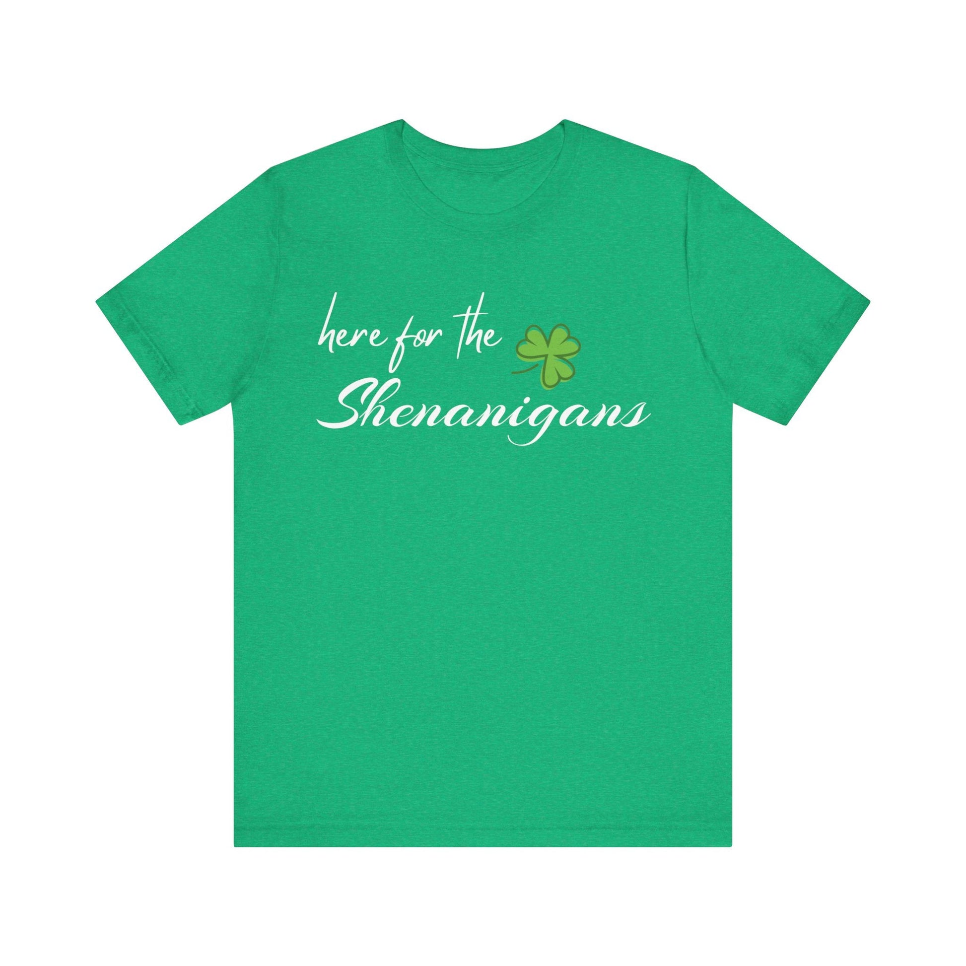 St Patricks Day Shirt, here for the shenanigans Shirt, Group Shirts, Party, Custom Shirt, Saint Patricks Day, party shirt - VICIOUSLY CRUNK MERCH