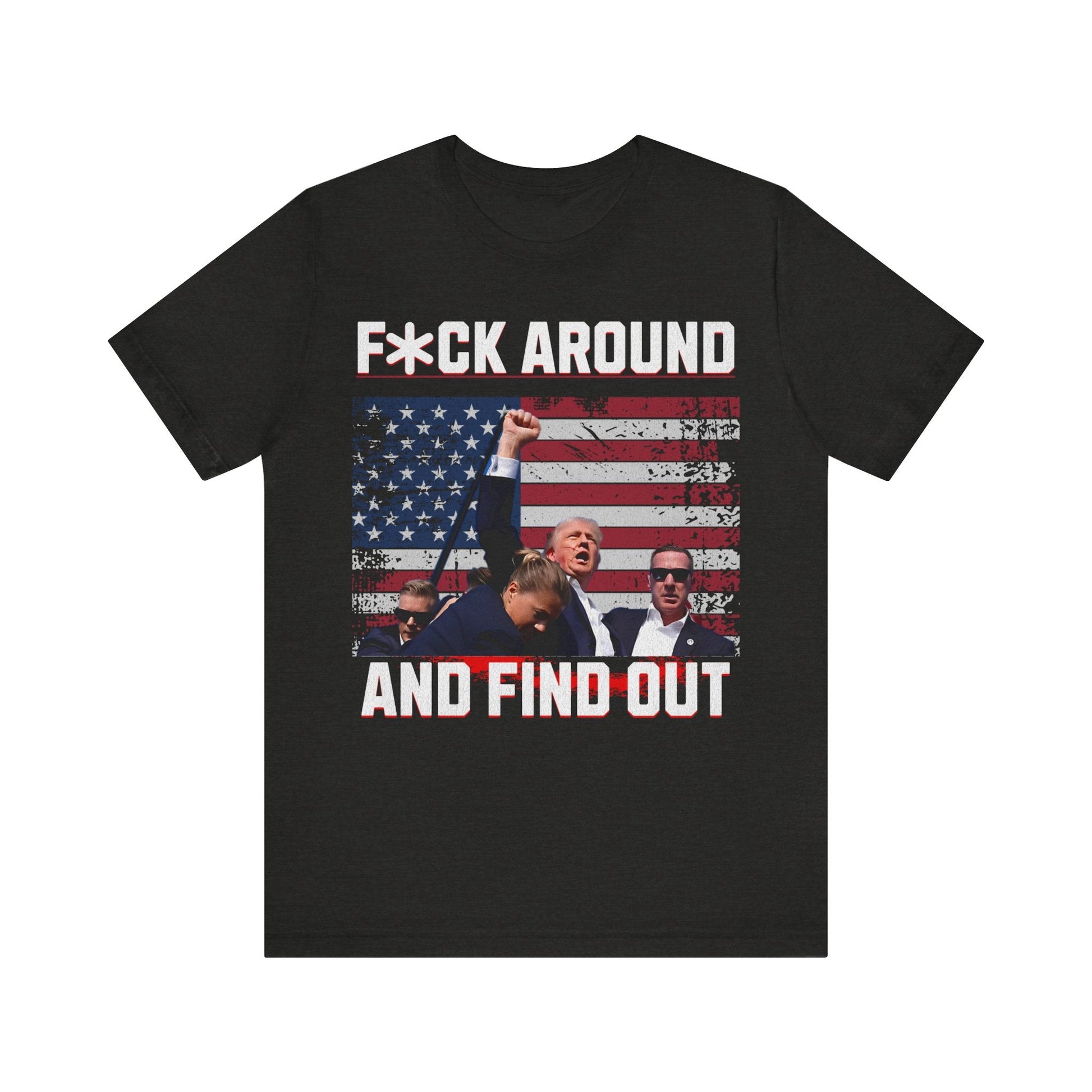 Trump Shirt, trump tee, Assassination Attempt Trump T - Shirt, president trump, Presidential Election, Stand With Trump - VICIOUSLY CRUNK MERCH