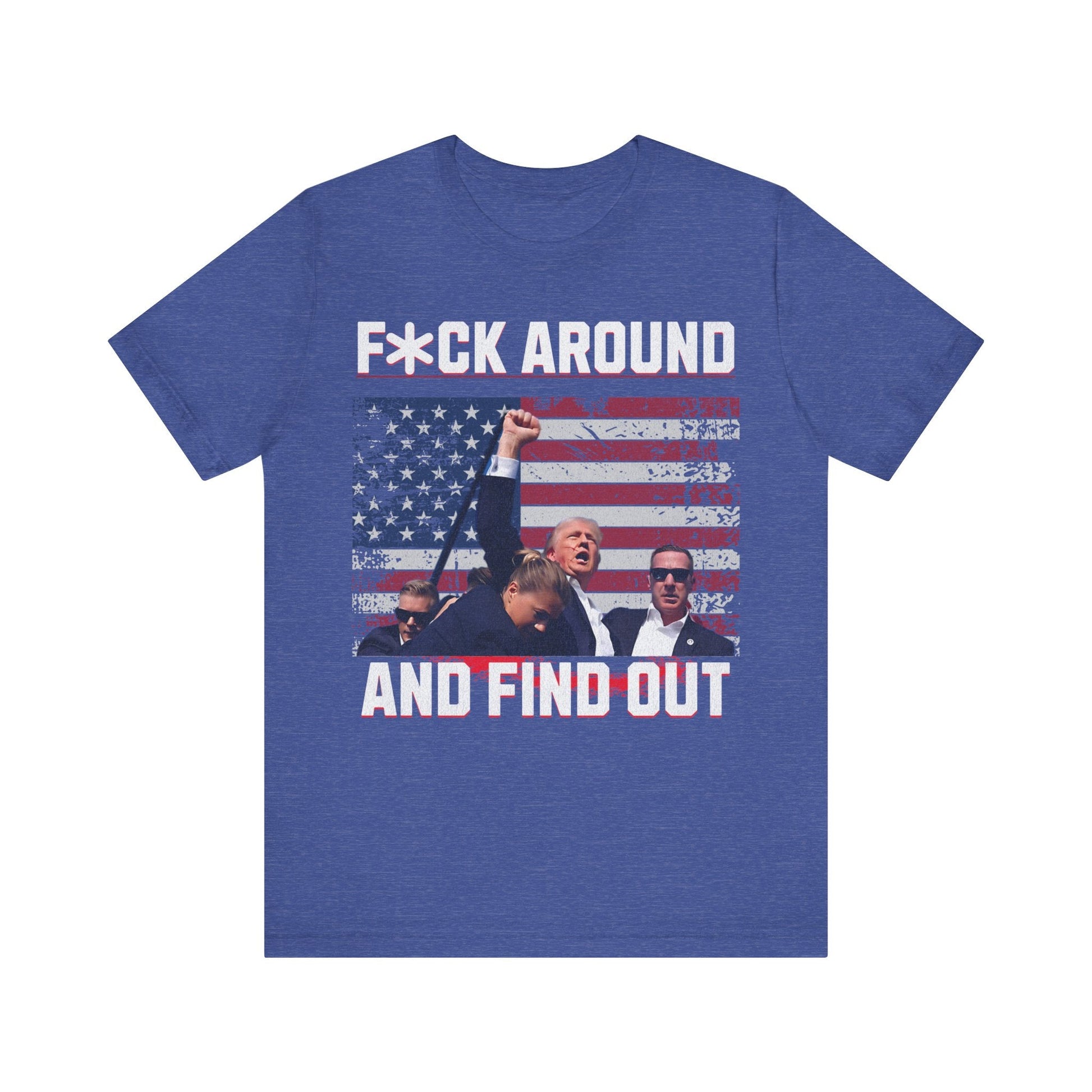 Trump Shirt, trump tee, Assassination Attempt Trump T - Shirt, president trump, Presidential Election, Stand With Trump - VICIOUSLY CRUNK MERCH