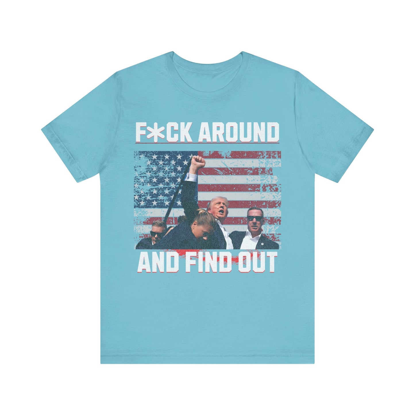 Trump Shirt, trump tee, Assassination Attempt Trump T - Shirt, president trump, Presidential Election, Stand With Trump - VICIOUSLY CRUNK MERCH