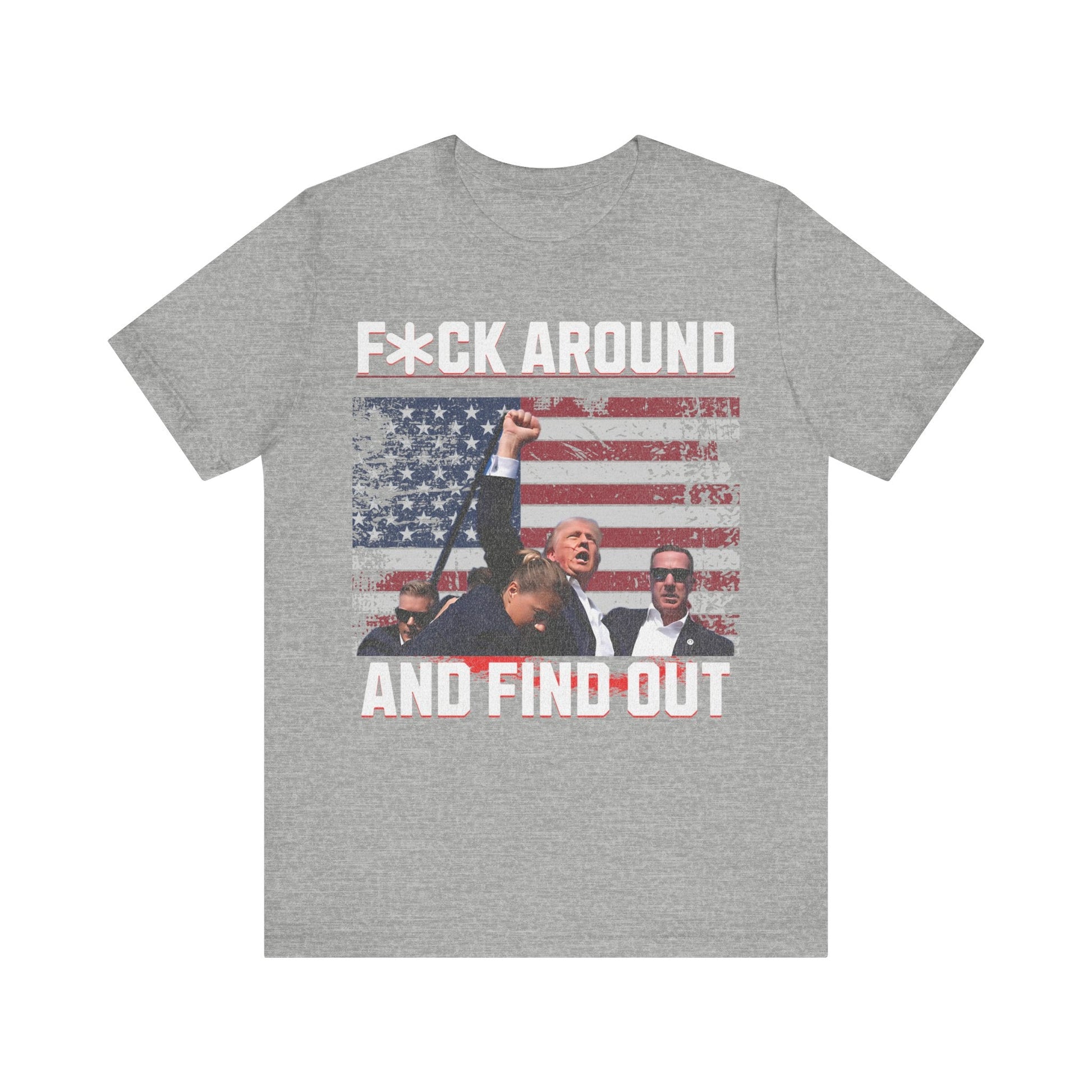 Trump Shirt, trump tee, Assassination Attempt Trump T - Shirt, president trump, Presidential Election, Stand With Trump - VICIOUSLY CRUNK MERCH