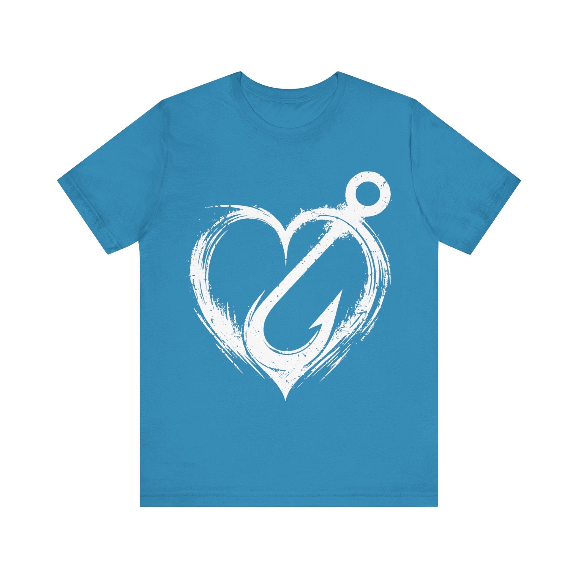 Unisex fishing shirt, love fishing, cool fishing shirt, fisher girl, love, hooked on fishing, gift for fisherman, gift for her, - VICIOUSLY CRUNK MERCH