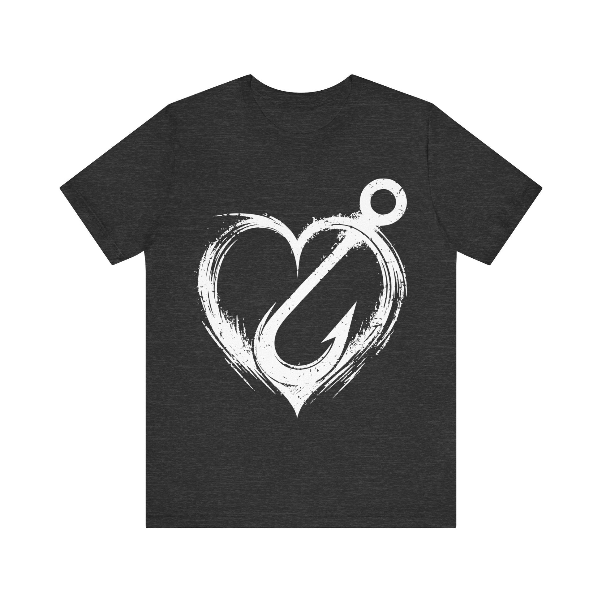 Unisex fishing shirt, love fishing, cool fishing shirt, fisher girl, love, hooked on fishing, gift for fisherman, gift for her, - VICIOUSLY CRUNK MERCH