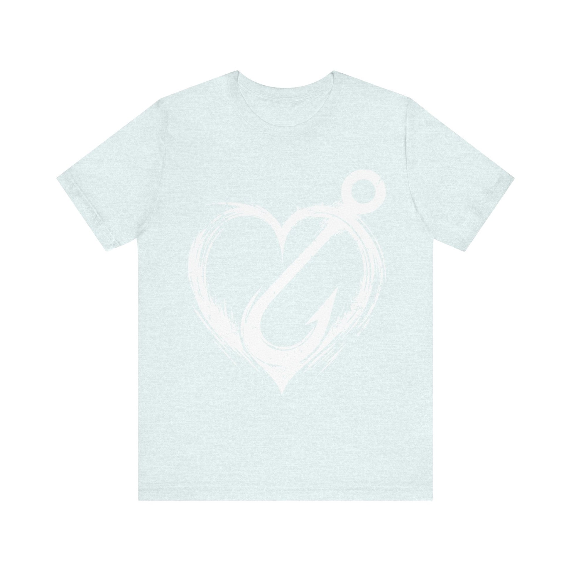 Unisex fishing shirt, love fishing, cool fishing shirt, fisher girl, love, hooked on fishing, gift for fisherman, gift for her, - VICIOUSLY CRUNK MERCH