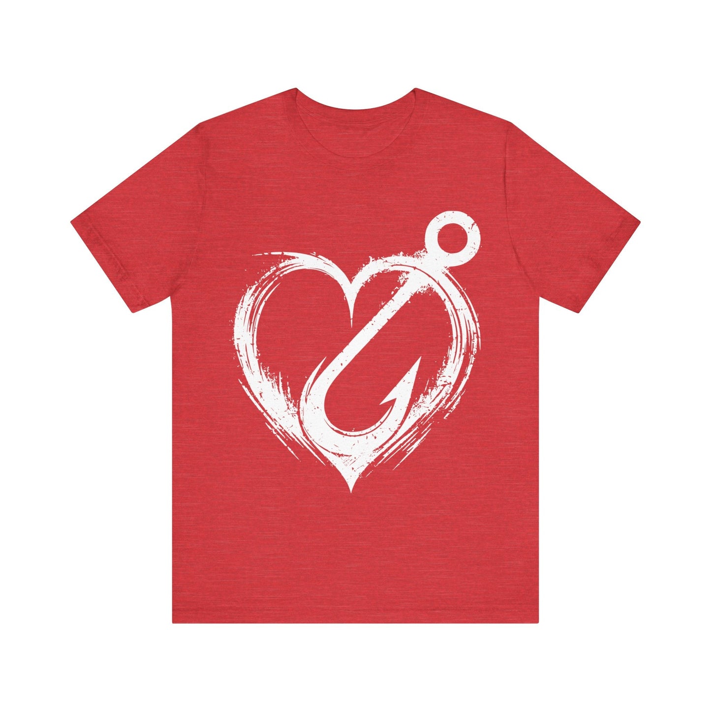 Unisex fishing shirt, love fishing, cool fishing shirt, fisher girl, love, hooked on fishing, gift for fisherman, gift for her, - VICIOUSLY CRUNK MERCH