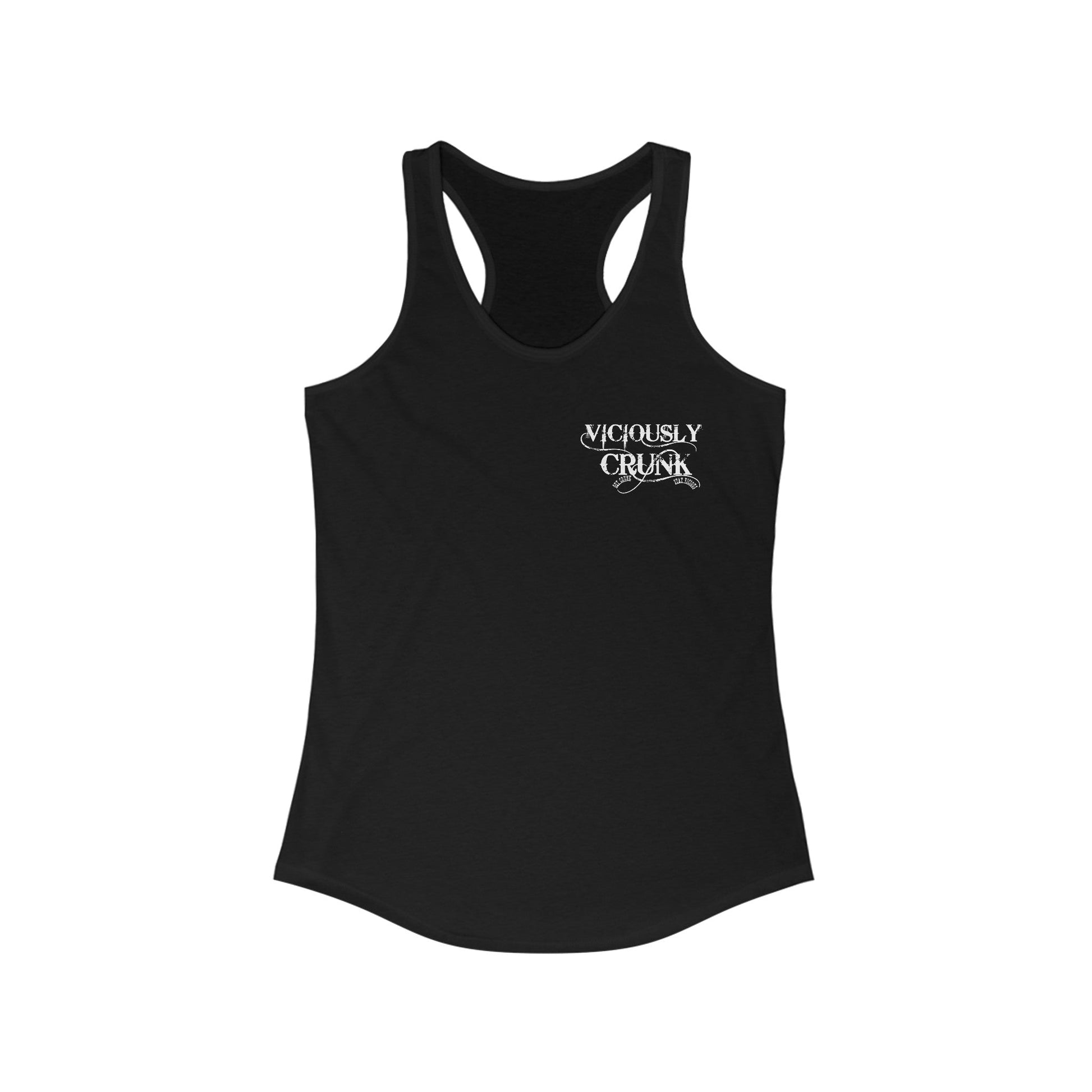 Women's Ideal Racerback Tank - VICIOUSLY CRUNK MERCH