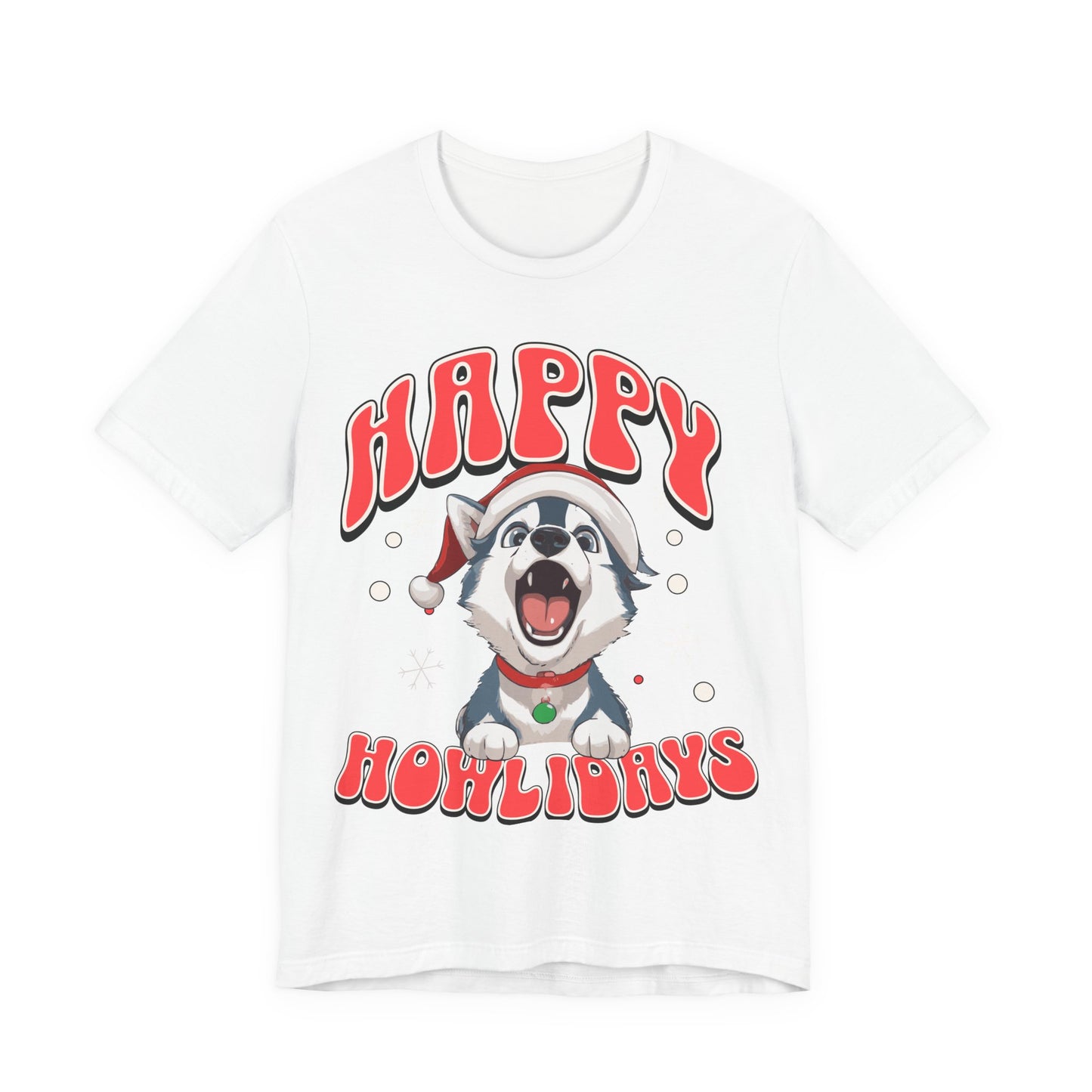 Christmas dog t-shirt | Funny Shirt |  Funny dog christmas | Graphic T-Shirt | Gift for Her | Christmas T-shirt | Dog Mom| Howling Dog Tee