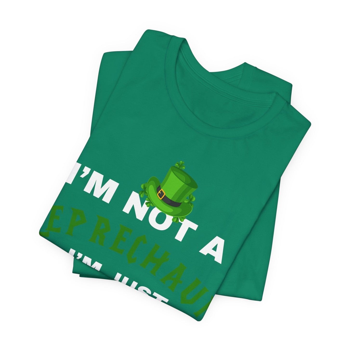 im not a leprechaun im just short tee, st patricks funny tee, funny graphic tee, lucky tee, st Patrick's  day gift, world of tee, gaming tee