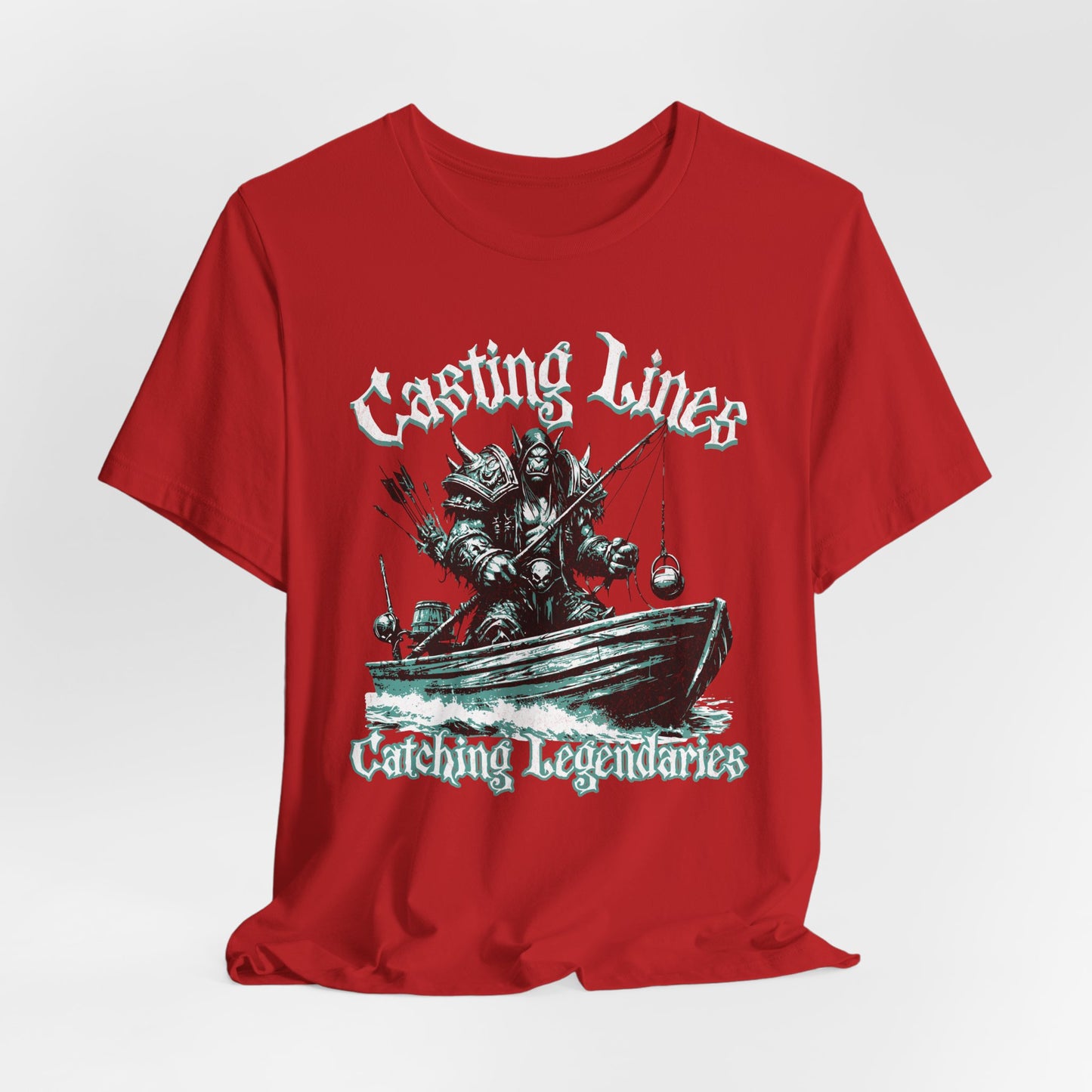 Casting lines, catching legendaries, fishing shirt, gaming shirt, gift for a fisherman, gift for her, gift for her, meme shirt, fisher gifts