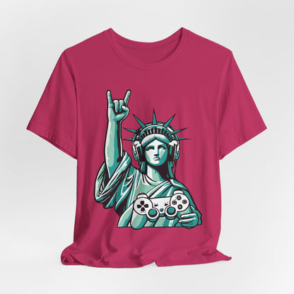Statue of Liberty Gaming Controller Tee