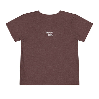 Cute Toddler Short Sleeve Tee with 'GUAU GUAU' Dog Design,