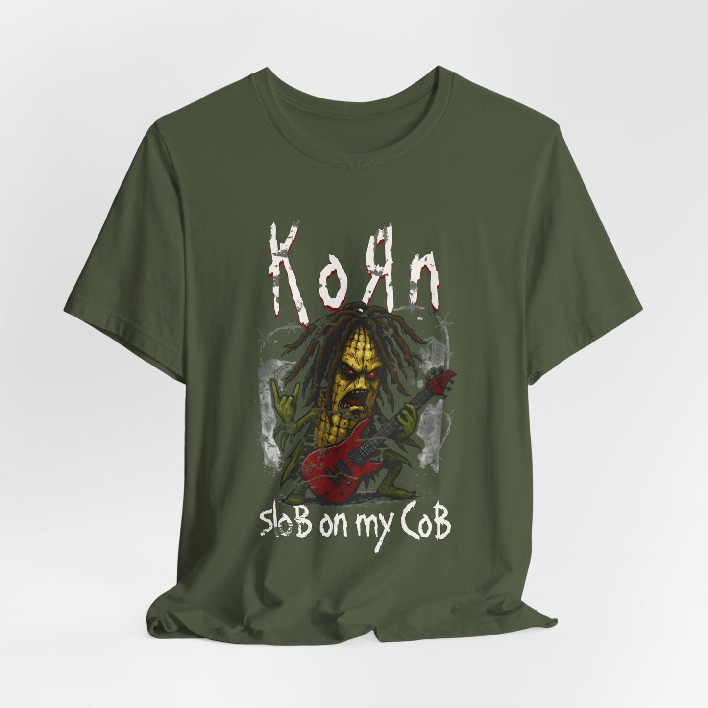 Korn Inspired Corn Cob 'Slob on My Cob'- Tee