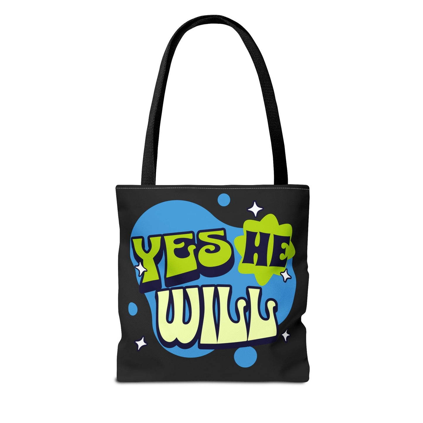 Tote Bag - 'Won't He Do it Yes He will' Inspirational Quote Gift for Faithful