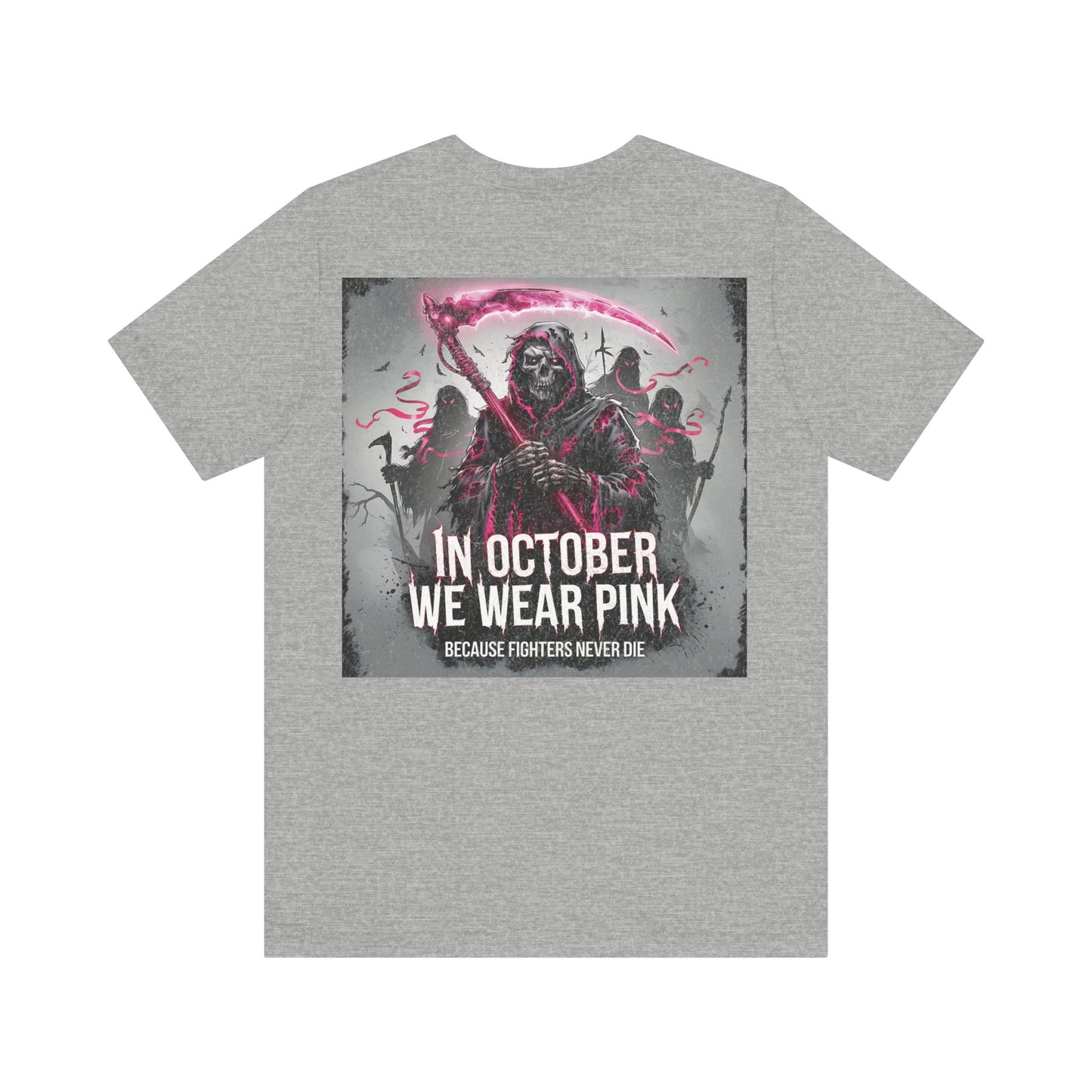Grim Reaper  Tee- We wear pink in october