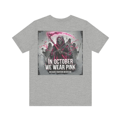 Grim Reaper  Tee- We wear pink in october