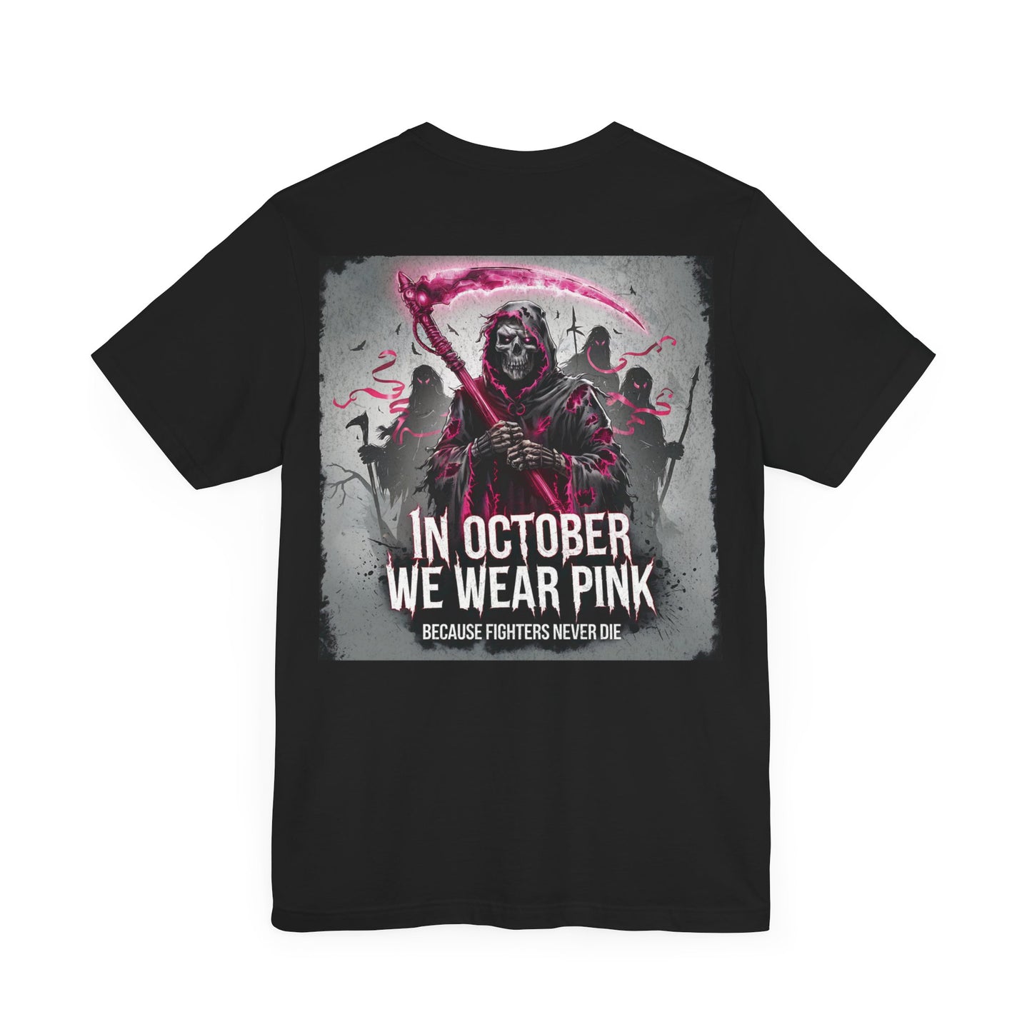 Grim Reaper  Tee- We wear pink in october
